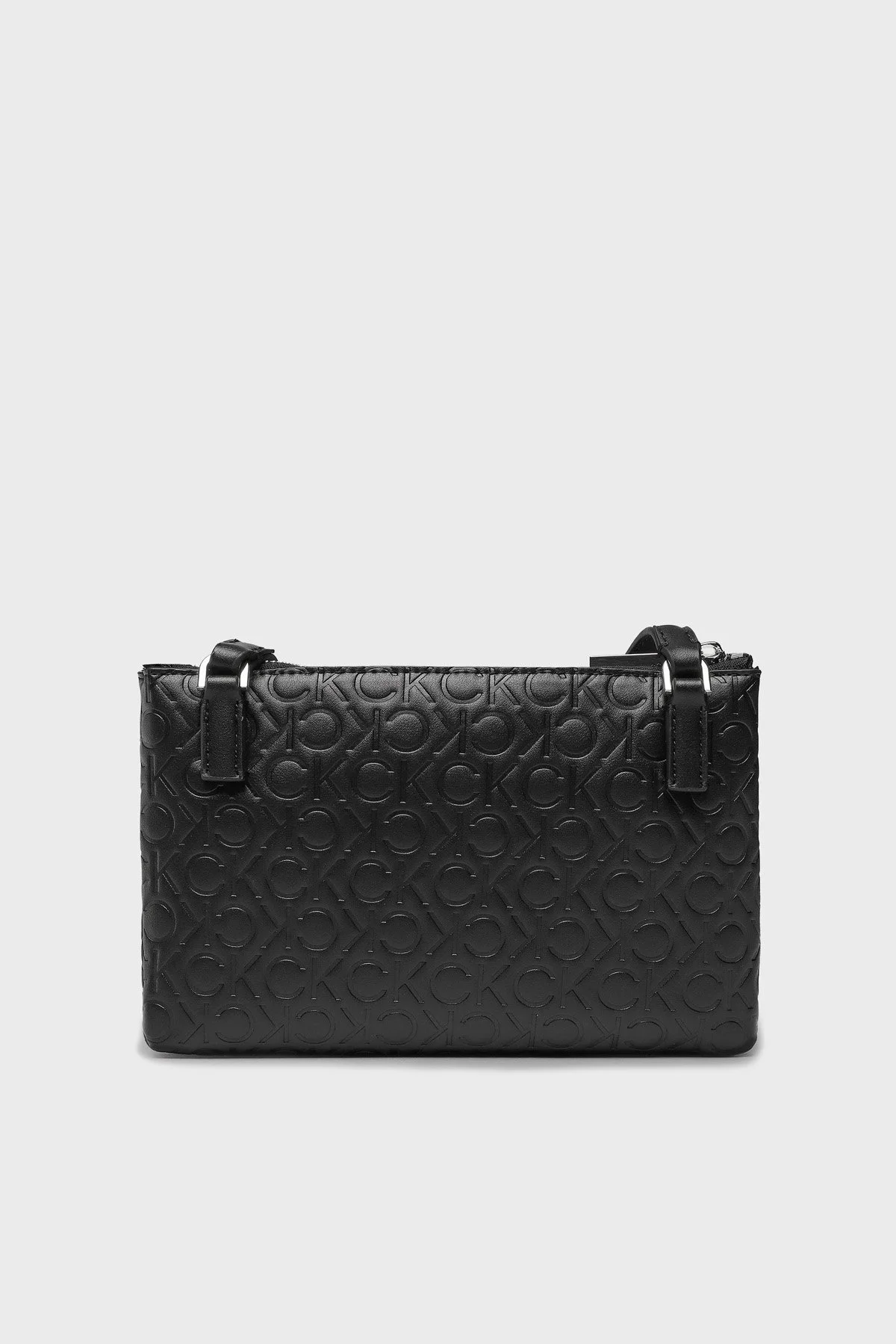 Calvin Klein Tamamı Logolu Ayarlanabilir Logolu Bayan Çanta K60K610188 BAX SİYAH - 4