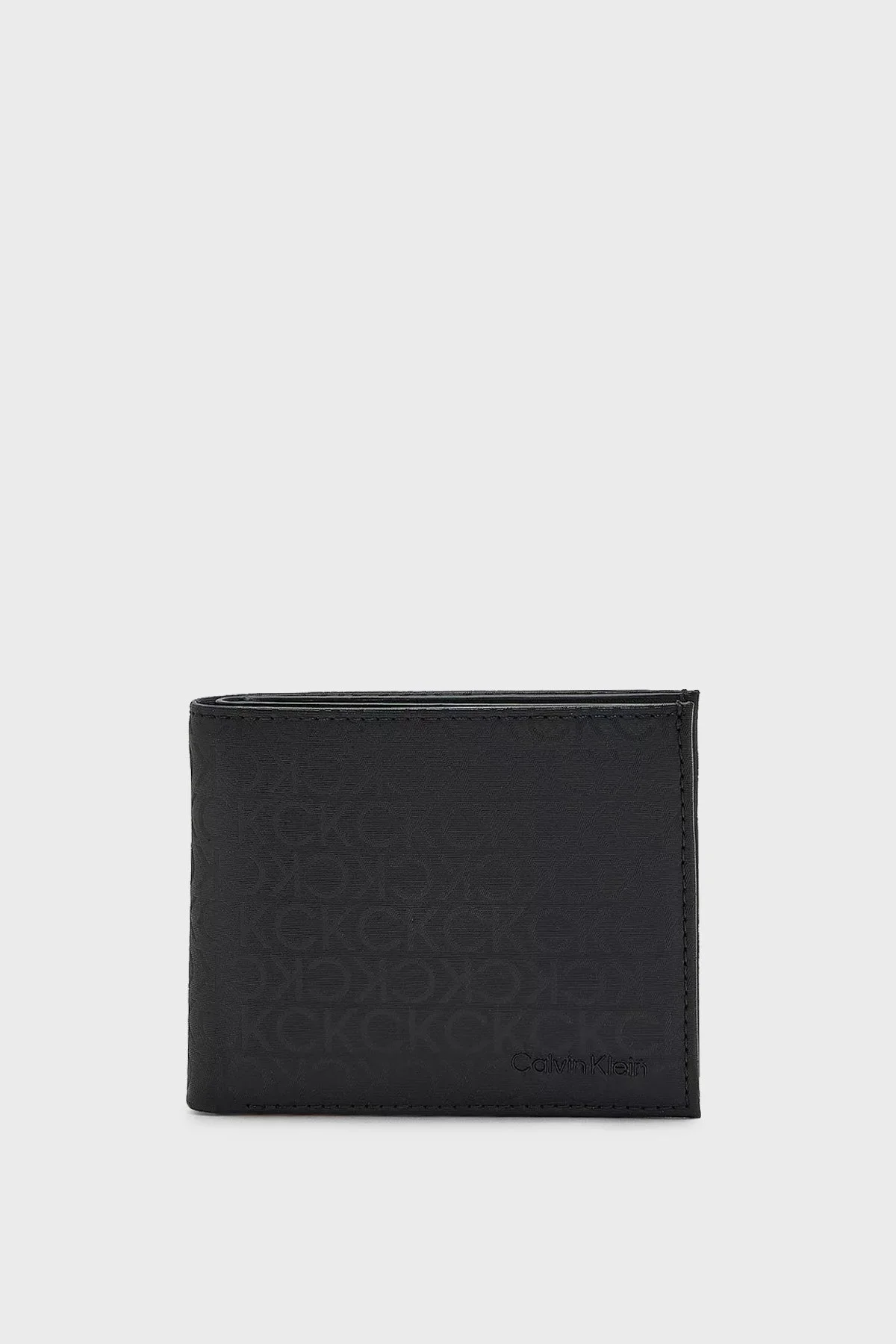 Calvin Klein Tamamı Logolu Erkek Cüzdan K50K510197 01I SİYAH - 1