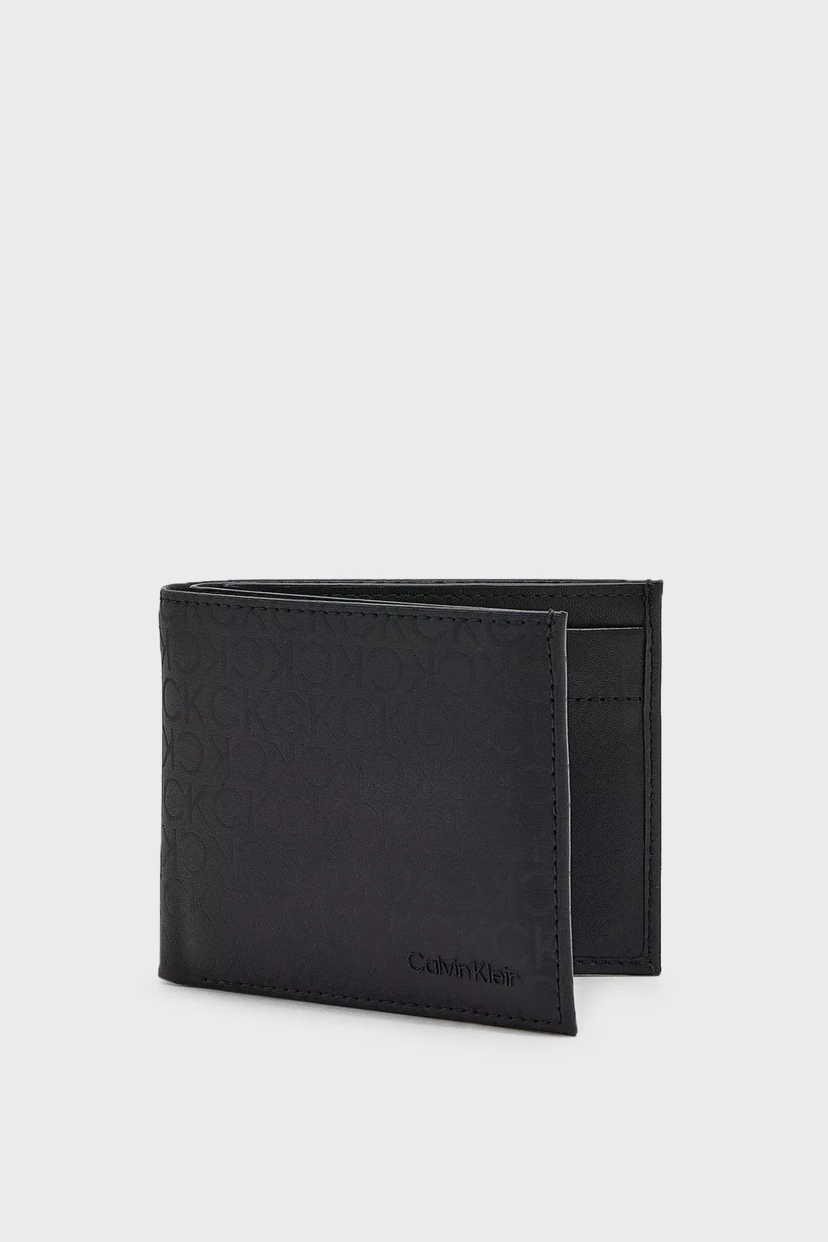 Calvin Klein Tamamı Logolu Erkek Cüzdan K50K510197 01I SİYAH - 3