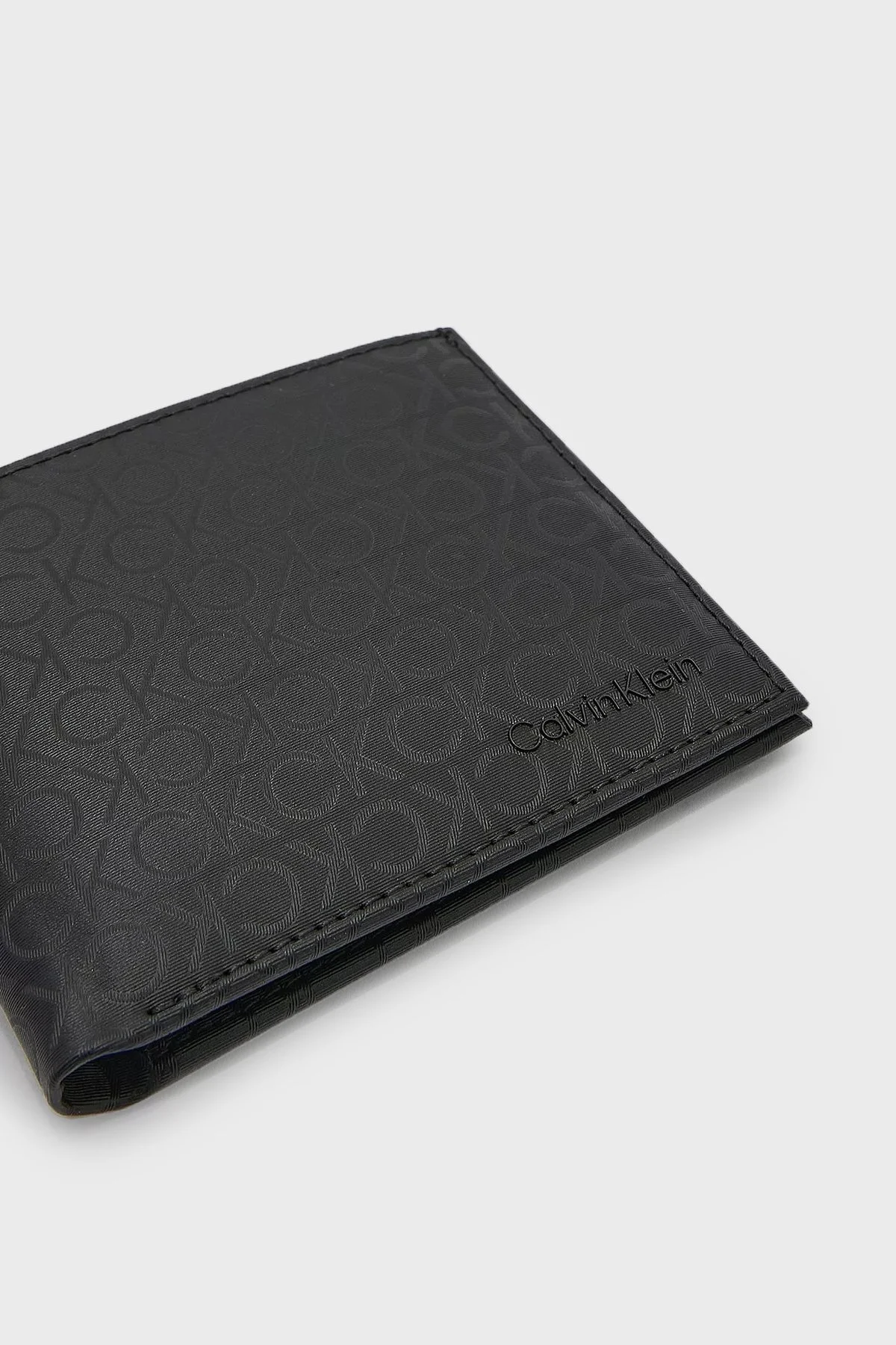 Calvin Klein Tamamı Logolu Erkek Cüzdan K50K510197 01I SİYAH - 4