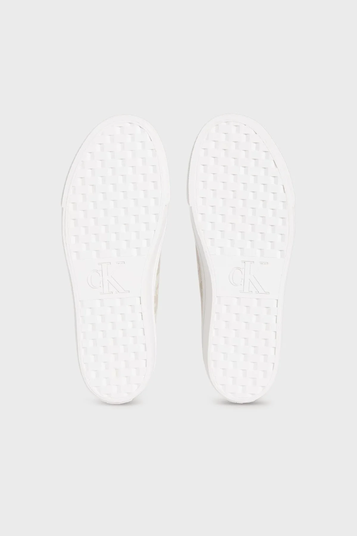 Calvin Klein Tamamı Logolu Sneaker YW0YW019650GA Bayan Ayakkabı YW0YW01965 0GA BEJ - 5