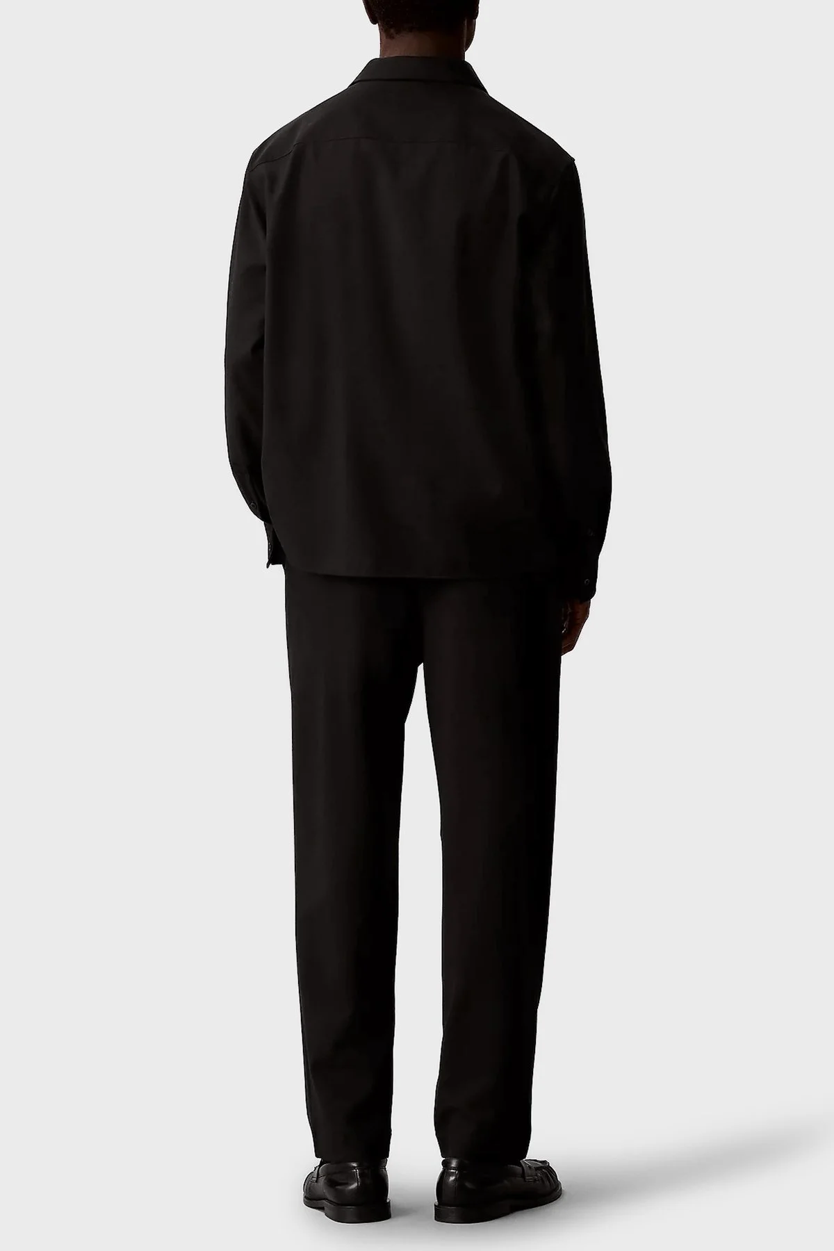 Calvin Klein Tapered Fit Normal Bel Daralan Paça LV04LF607GUB1 Erkek Pantolon LV04LF607G UB1 SİYAH - 5