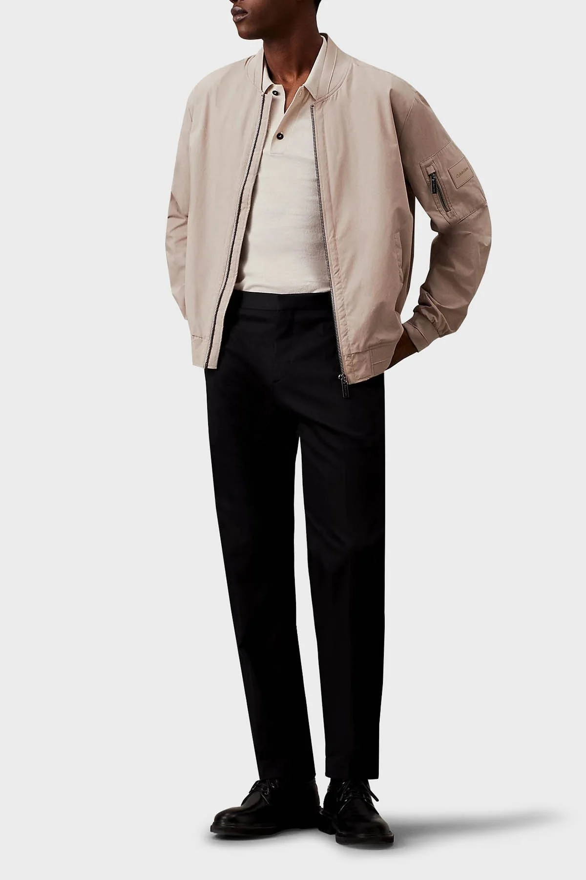 Calvin Klein Termo Pamuklu Slim Fit K10K112654BEH Erkek Pantolon K10K112654 BEH SİYAH - 3