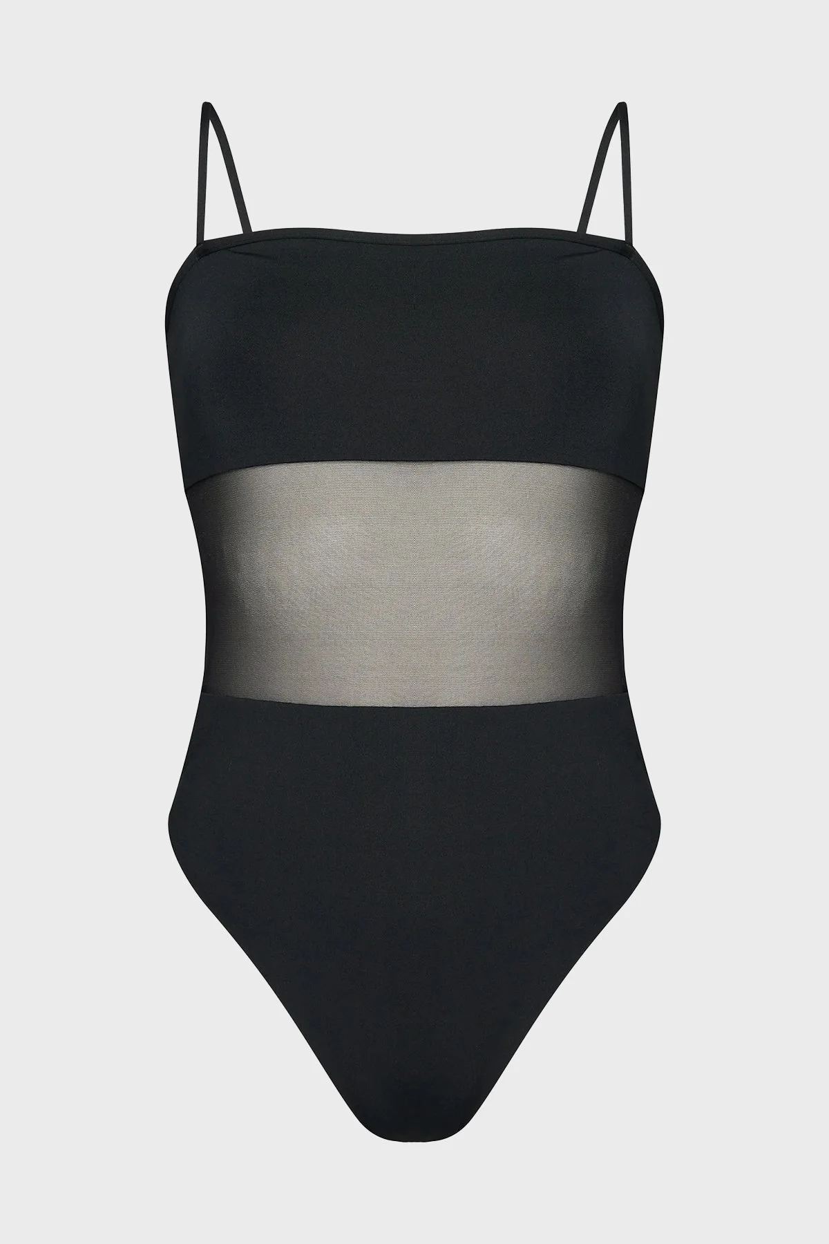 Calvin Klein Transparan KW0KW02327BEH Bayan Mayo KW0KW02327 BEH SİYAH - 6