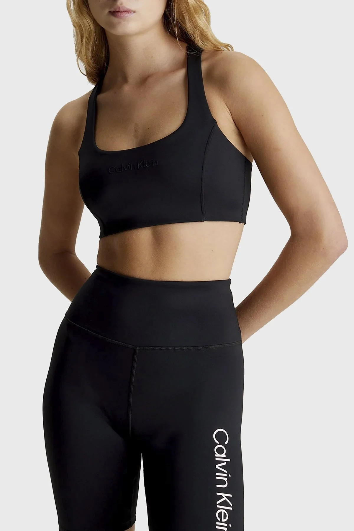 Calvin Klein Turbo-Dry Dolgusuz Sporcu i 00GWS4K171BAE Bayan Sütyen 00GWS4K171 BAE SİYAH - 5