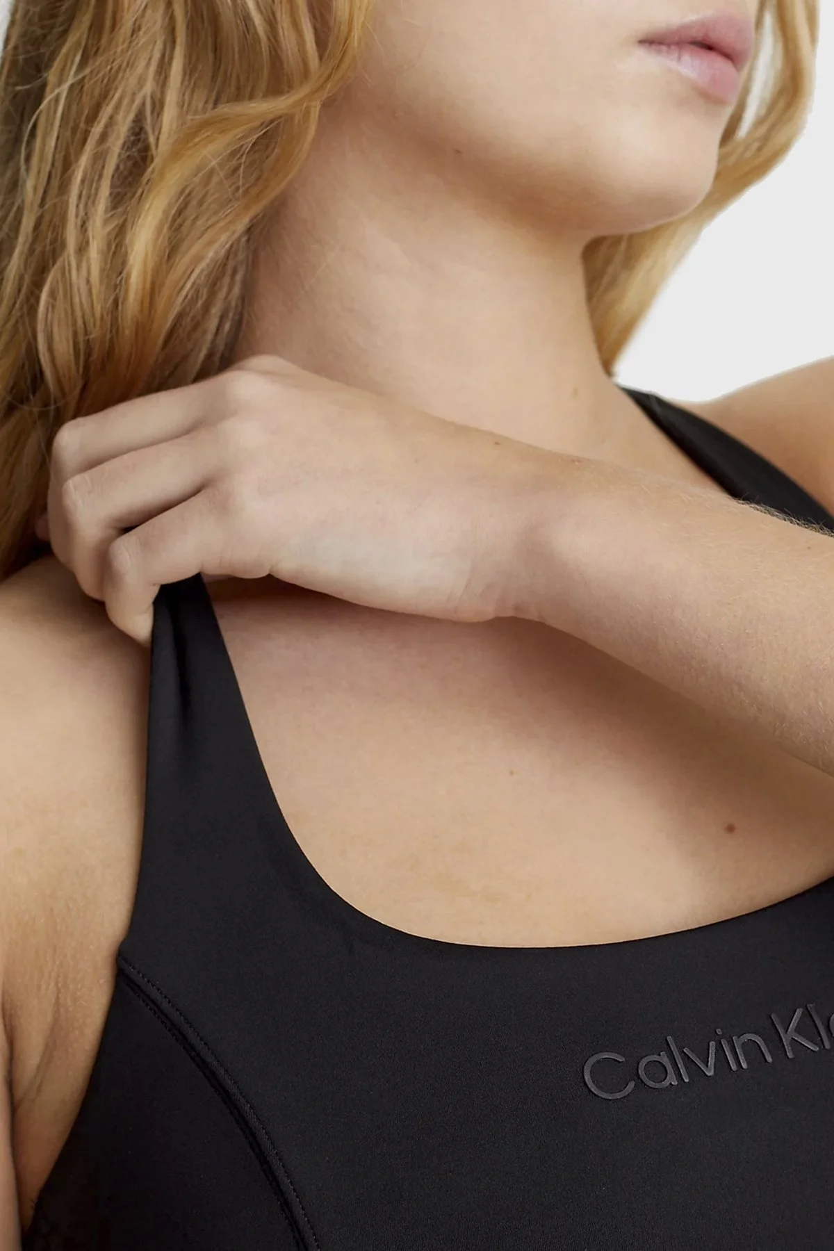 Calvin Klein Turbo-Dry Dolgusuz Sporcu i 00GWS4K171BAE Bayan Sütyen 00GWS4K171 BAE SİYAH - 8