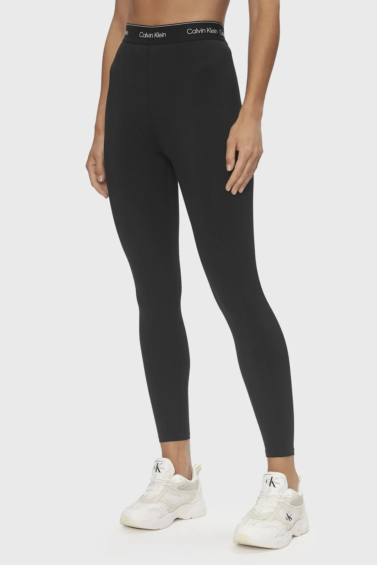 Calvin Klein Turbo-Dry Yüksek Bel 00GWS4L633BAE Bayan Tayt 00GWS4L633 BAE SİYAH - 2