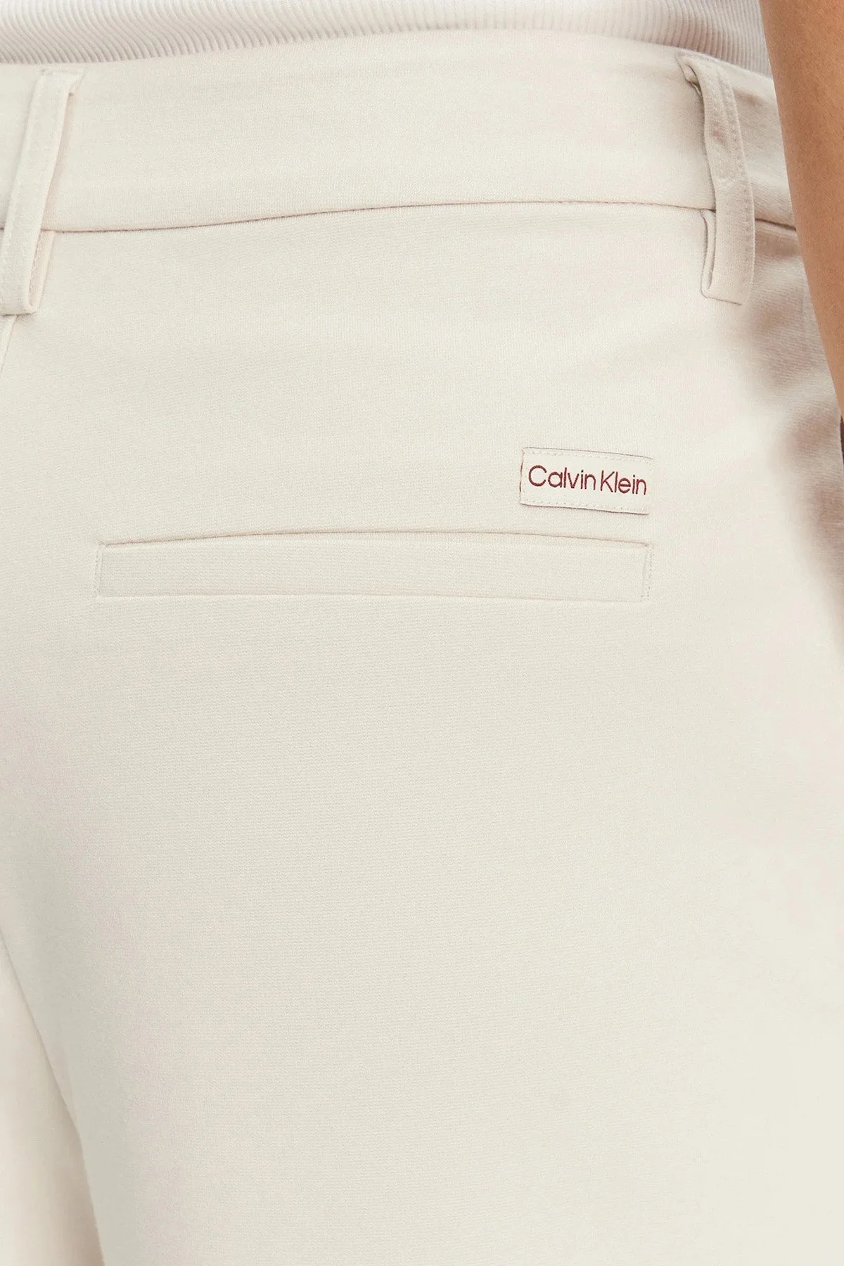 Calvin Klein Wide Leg Orta Yüksek Bel Geniş Paça J20J225334ADA Bayan Pantolon J20J225334 ADA BEYAZ - 10