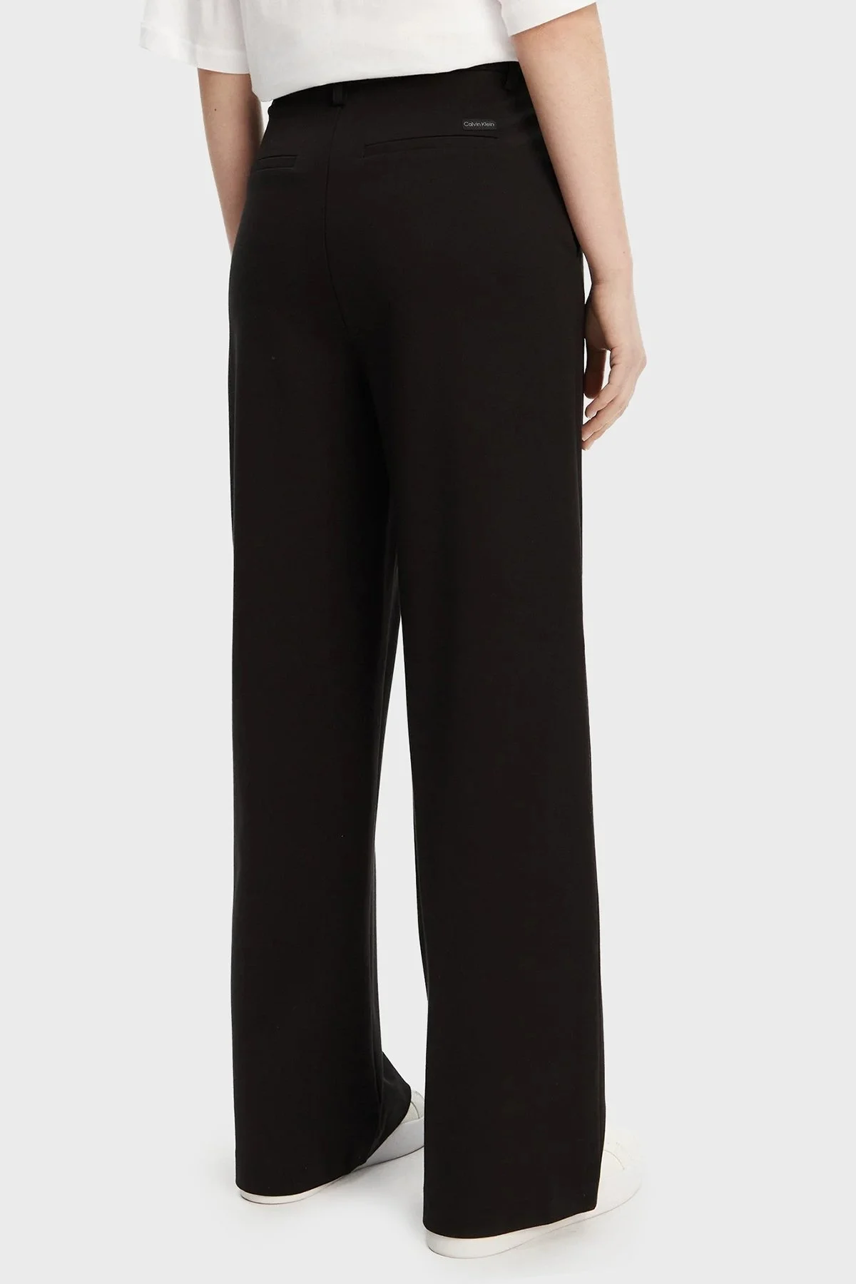 Calvin Klein Wide Leg Orta Yüksek Bel Geniş Paça J20J225334BEH Bayan Pantolon J20J225334 BEH SİYAH - 9