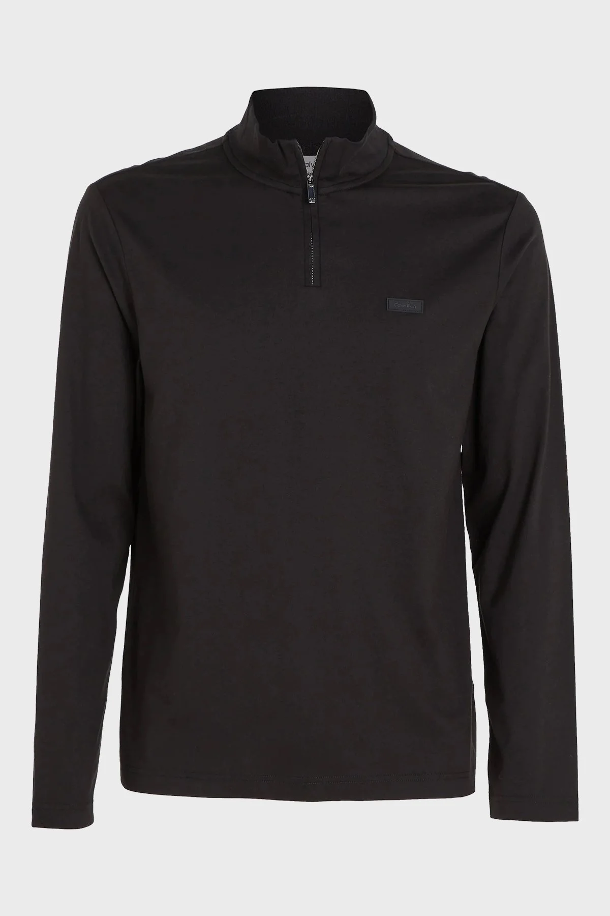 Calvin Klein Yarım Fermuarlı Dik Yaka Pamuklu Regular Fit K10K111857BEH Erkek Sweat K10K111857 BEH SİYAH - 4