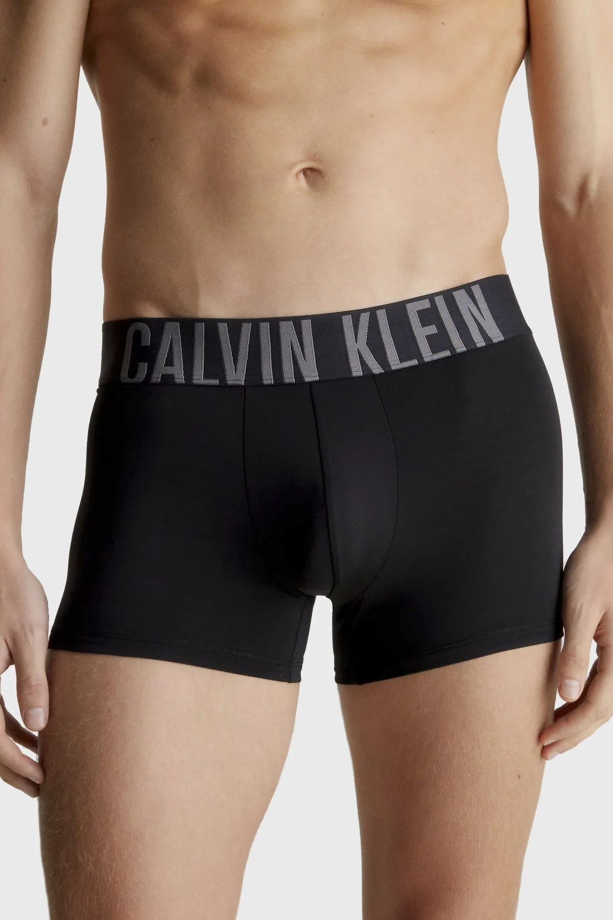 Calvin Klein Yumuşak Dokulu 3 Pack 000NB3775AMEZ Erkek Boxer 000NB3775A MEZ SİYAH - 2