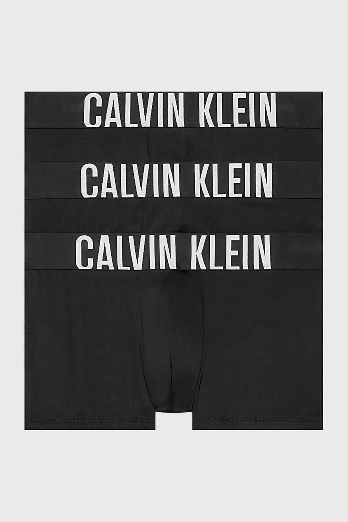 Calvin Klein Yumuşak Dokulu 3 Pack 000NB3775AUB1 Erkek Boxer 000NB3775A UB1 SİYAH - 1