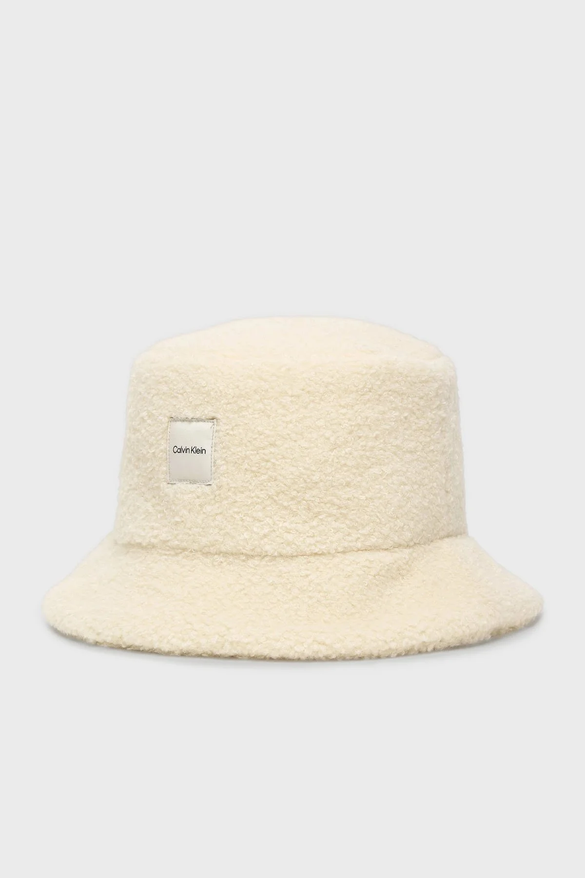 Calvin Klein Yumuşak Dokulu Bucket LV04F5055GQYJ Bayan Şapka LV04F5055G QYJ EKRU - 1