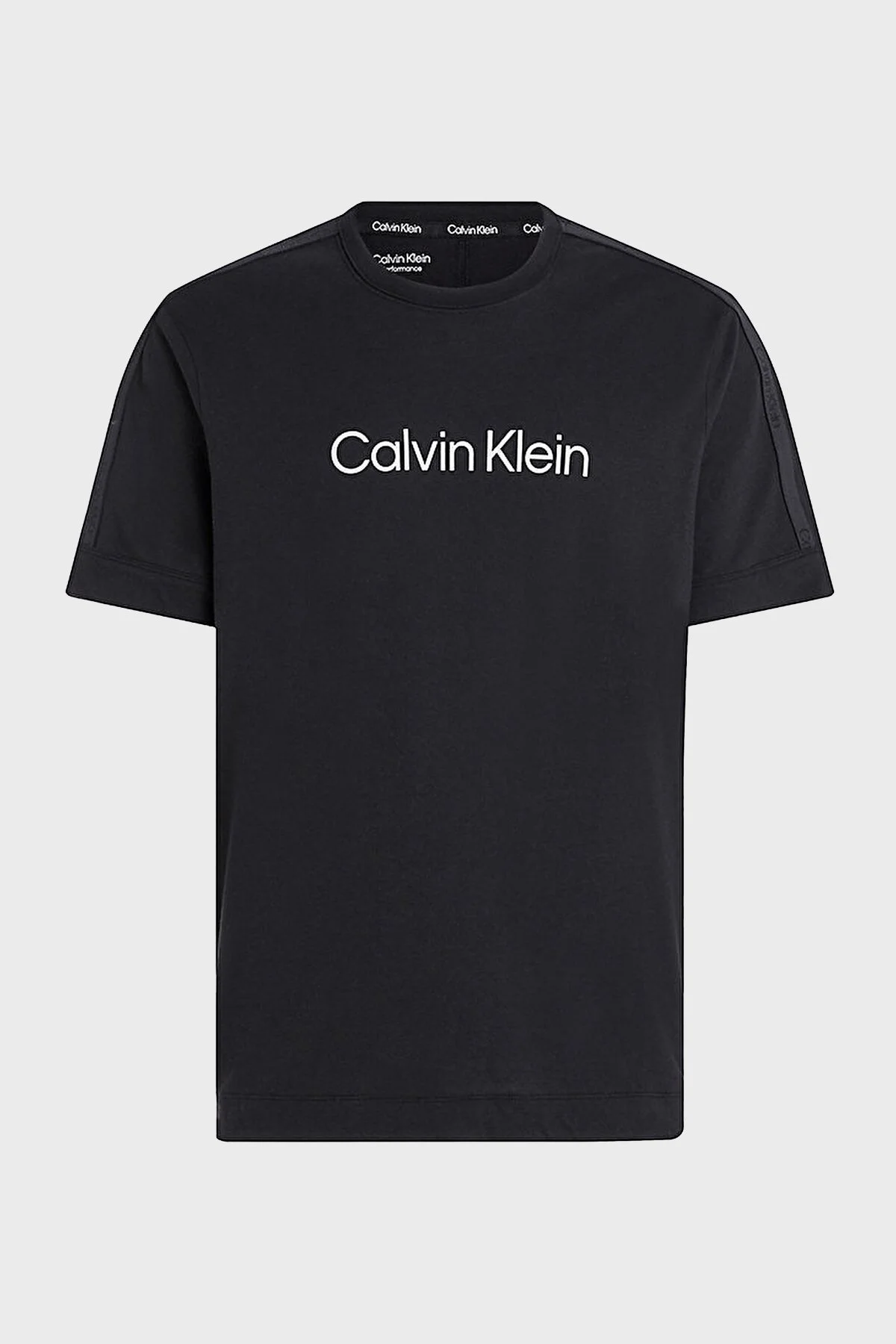 Calvin Klein Yumuşak Pamuklu Bisiklet Yaka Relaxed Fit 00GMS3K104BAE Erkek T Shirt 00GMS3K104 BAE SİYAH - 5