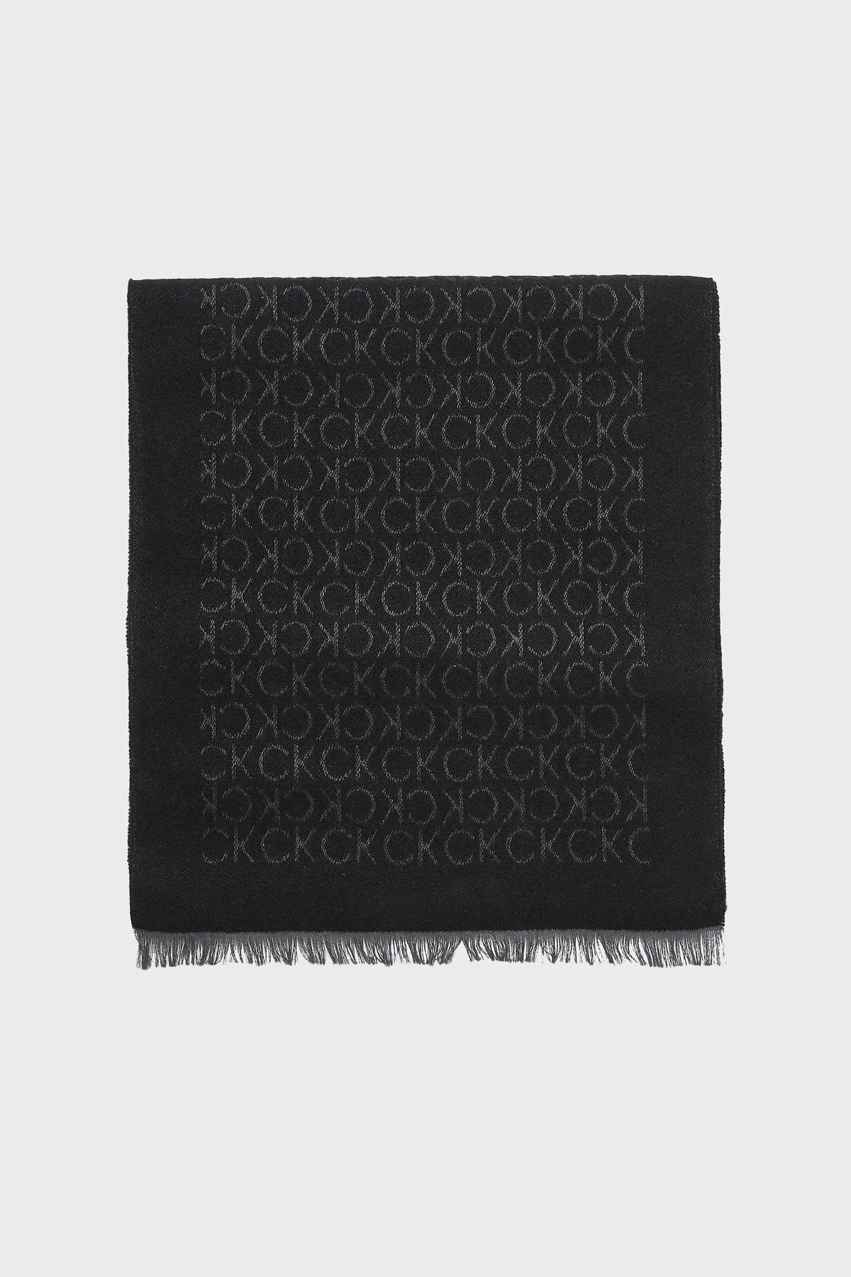 Calvin Klein Yün Karışımlı Erkek Şal K50K509700 BAX SİYAH - 2