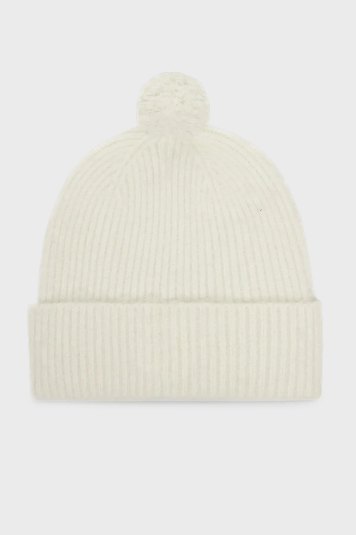 Calvin Klein Yün Karışımlı Ponpon Detaylı LV04D8067GQ7C Erkek Bere LV04D8067G Q7C BEYAZ - 2