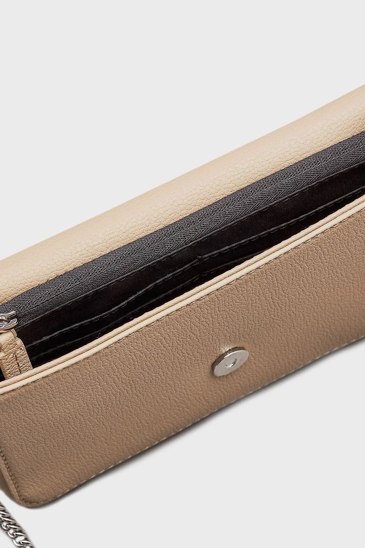 Calvin Klein Zincir Askılı K60K612260PBF Bayan Cüzdan K60K612260 PBF BEJ - 5