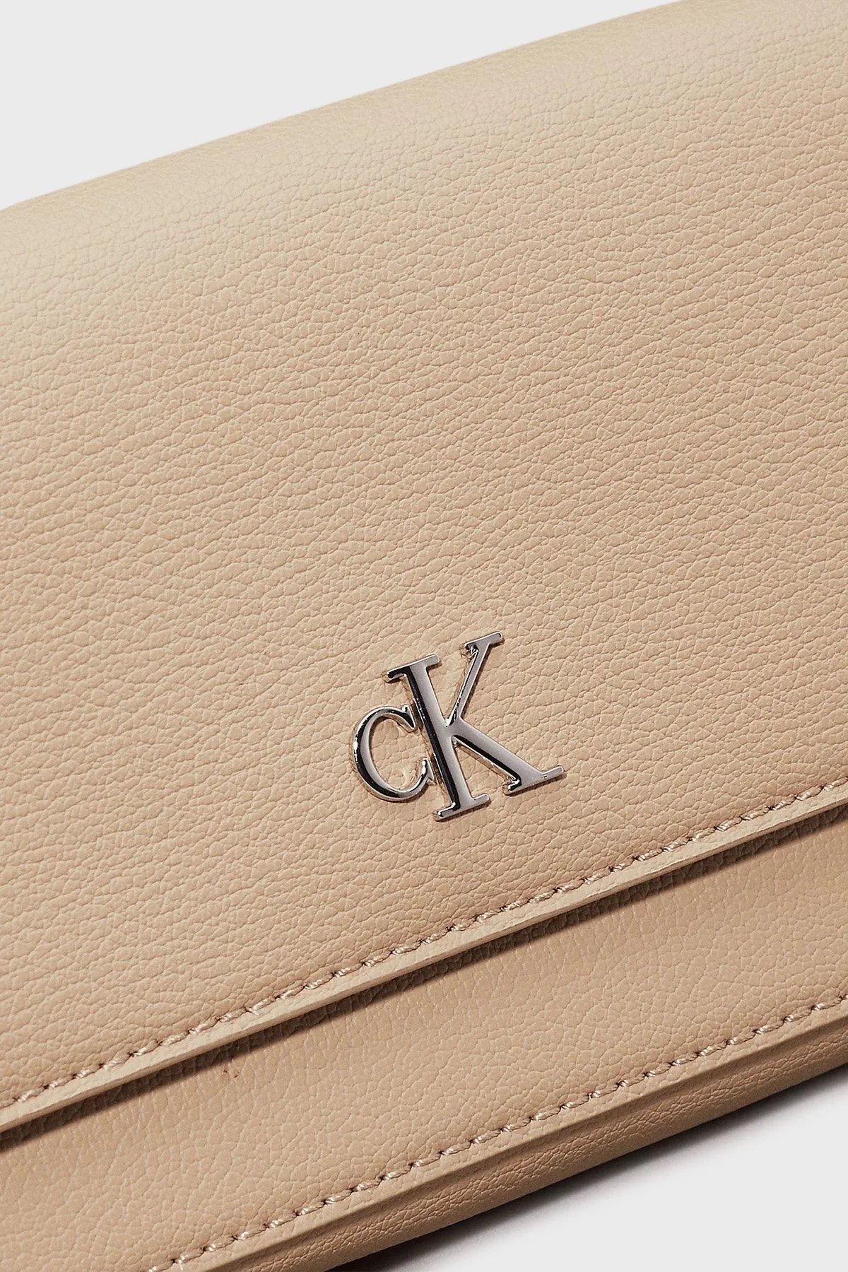 Calvin Klein Zincir Askılı K60K612260PBF Bayan Cüzdan K60K612260 PBF BEJ - 6