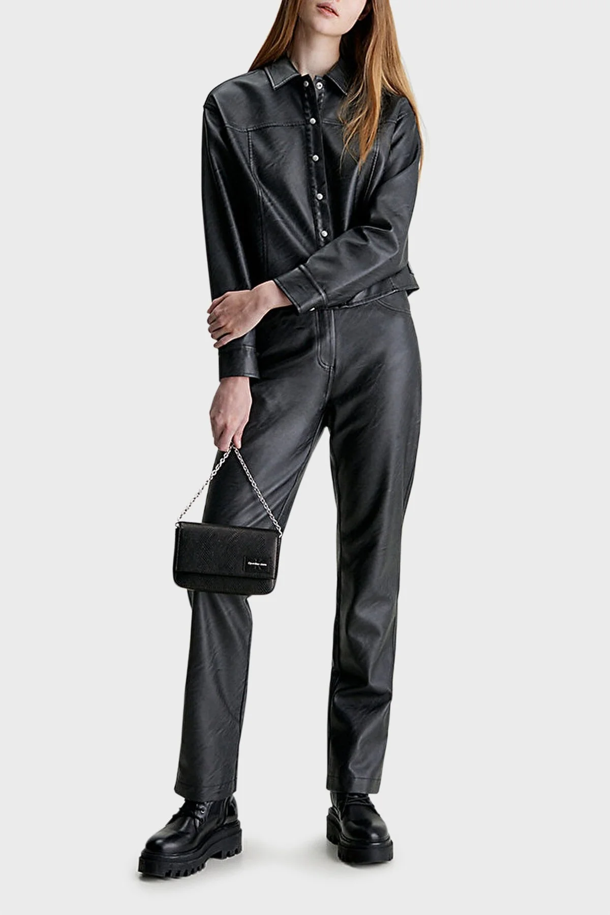 Calvin Klein Zincir Askılı Mini K60K611528BEH Bayan Çanta K60K611528 BEH SİYAH - 3