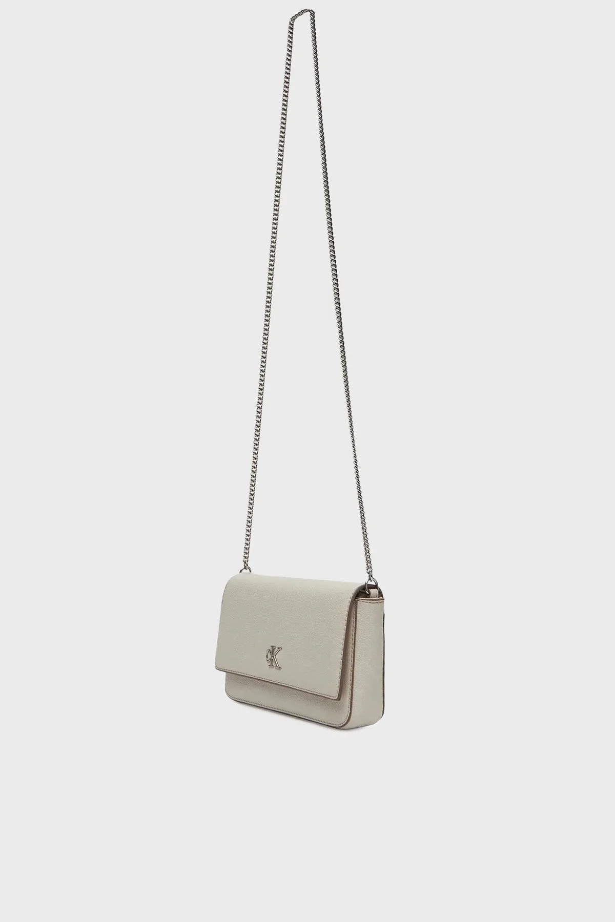 Calvin Klein Zincir Askılı Portföy LV04K1027GWGY Bayan Cüzdan LV04K1027G WGY EKRU - 8