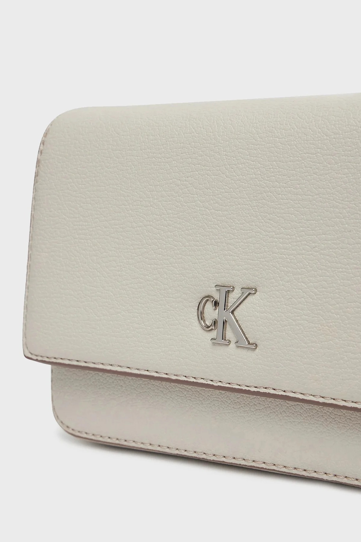 Calvin Klein Zincir Askılı Portföy LV04K1027GWGY Bayan Cüzdan LV04K1027G WGY EKRU - 9