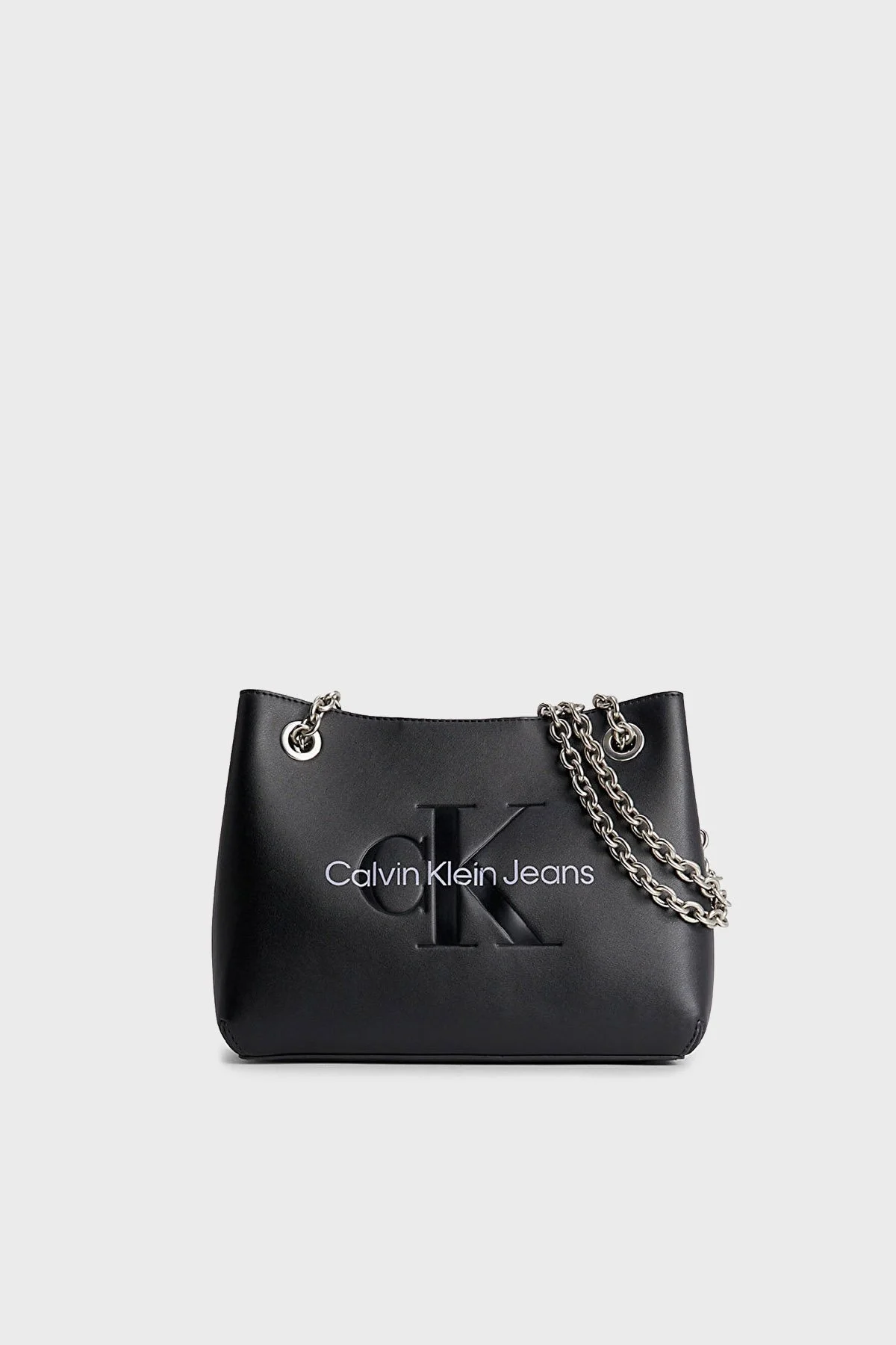 Calvin Klein Zincir Detaylı Omuz Askılı K60K6078310GJ Bayan Çanta K60K607831 0GJ SİYAH - 1