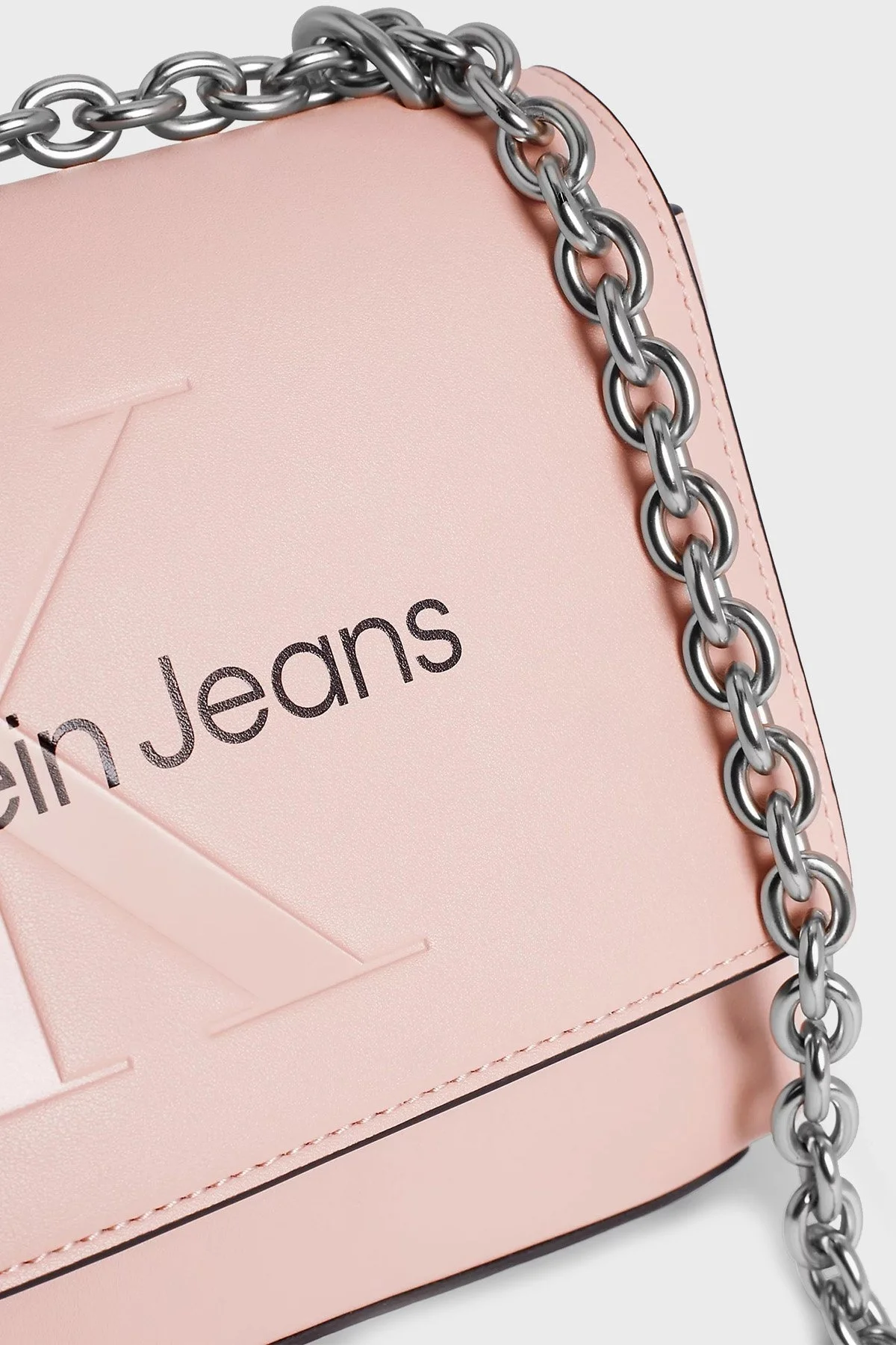Calvin Klein Zincirli Omuz Askılı K60K611866TFT Bayan Çanta K60K611866 TFT PUDRA - 7