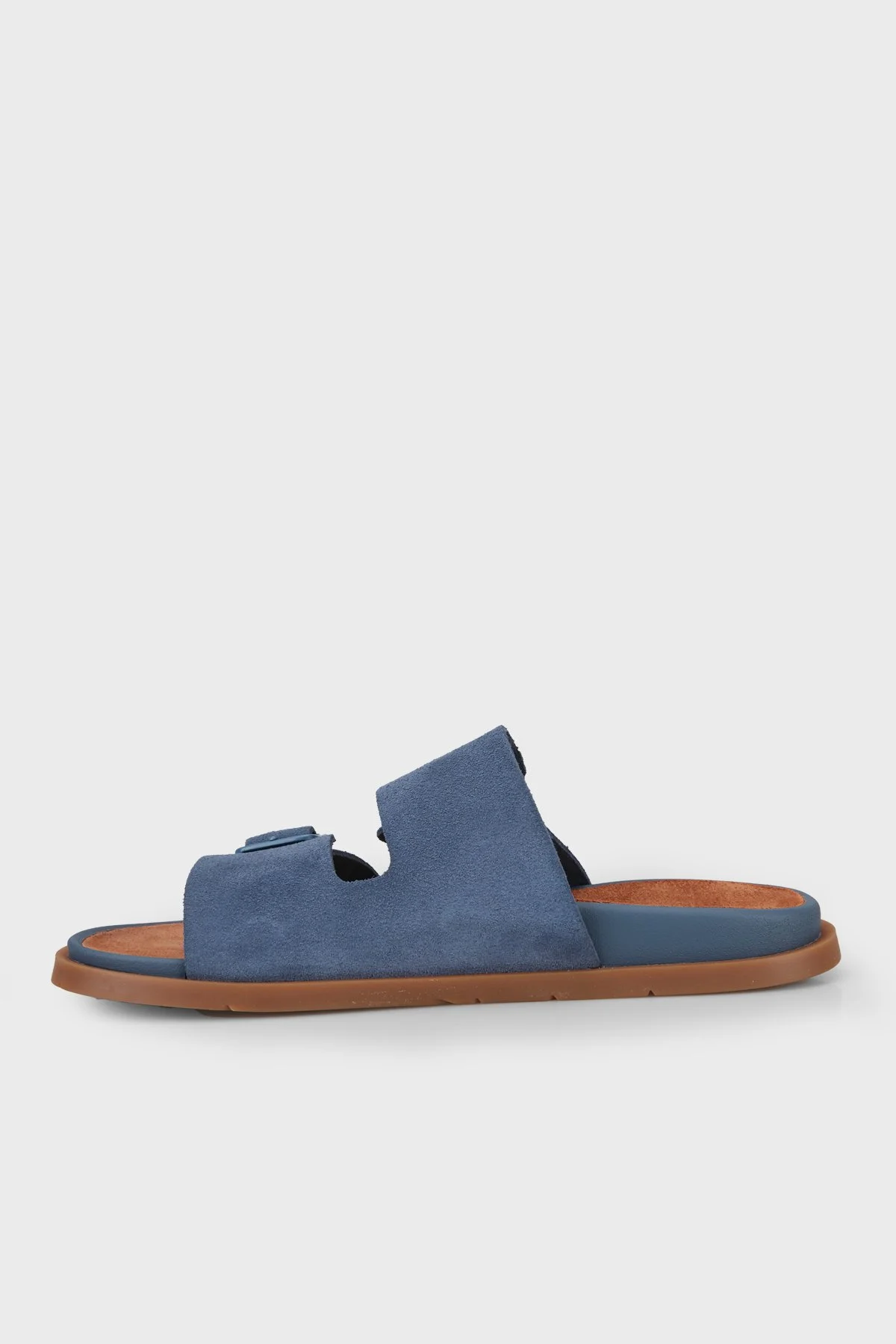 Camper Çift Bantlı Süet Kadın Sandalet K201881-004 MAVİ - 3