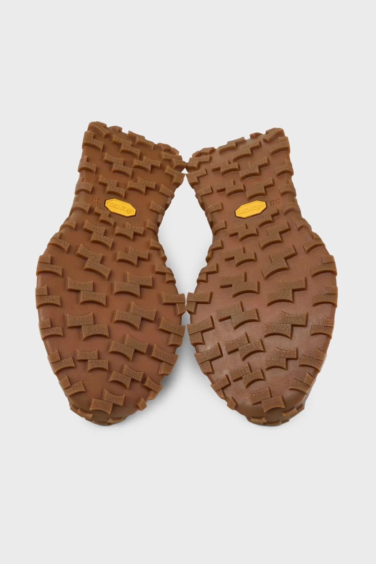 Camper Deri Karışım Logolu Sneaker Bayan Ayakkabı K201462-050 AÇIK GRİ - 4