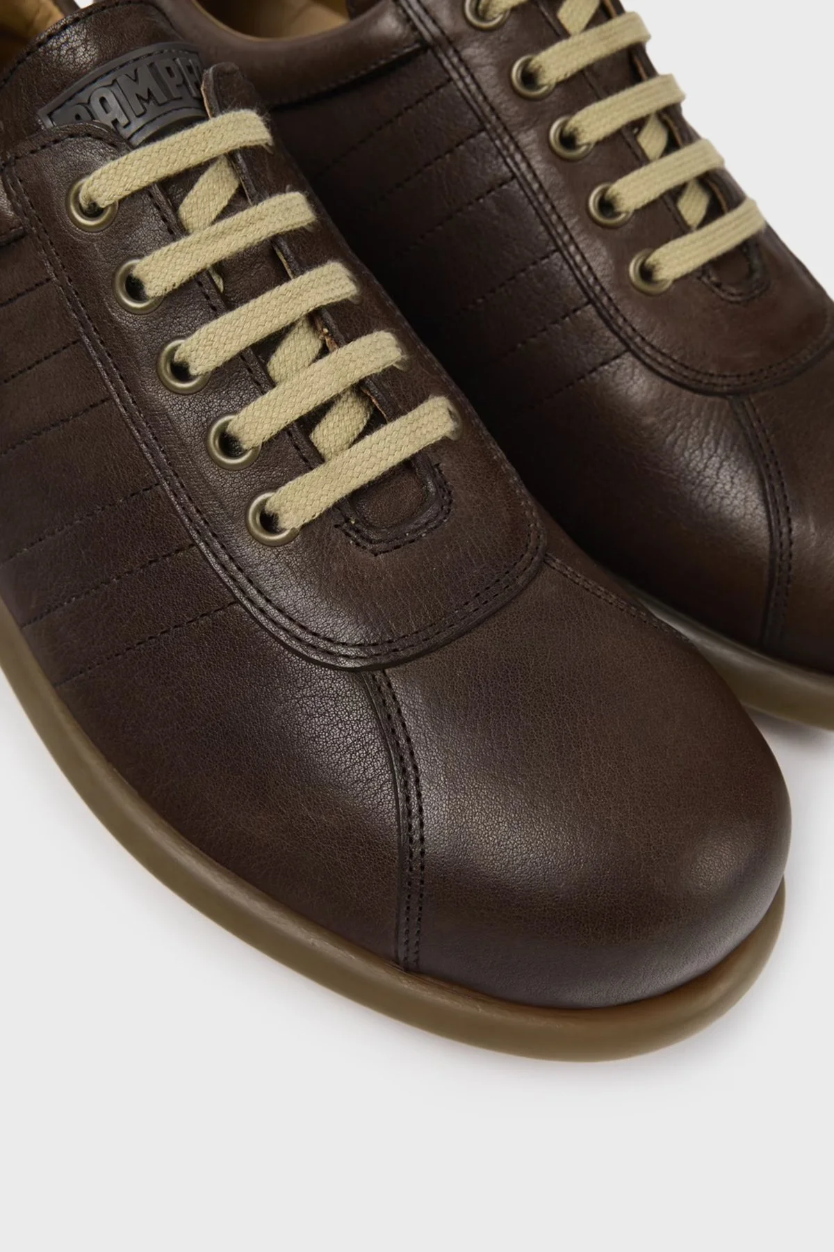 Camper Deri Karışımlı Casual Erkek Ayakkabı 16002-318 KOYU KAHVE - 6