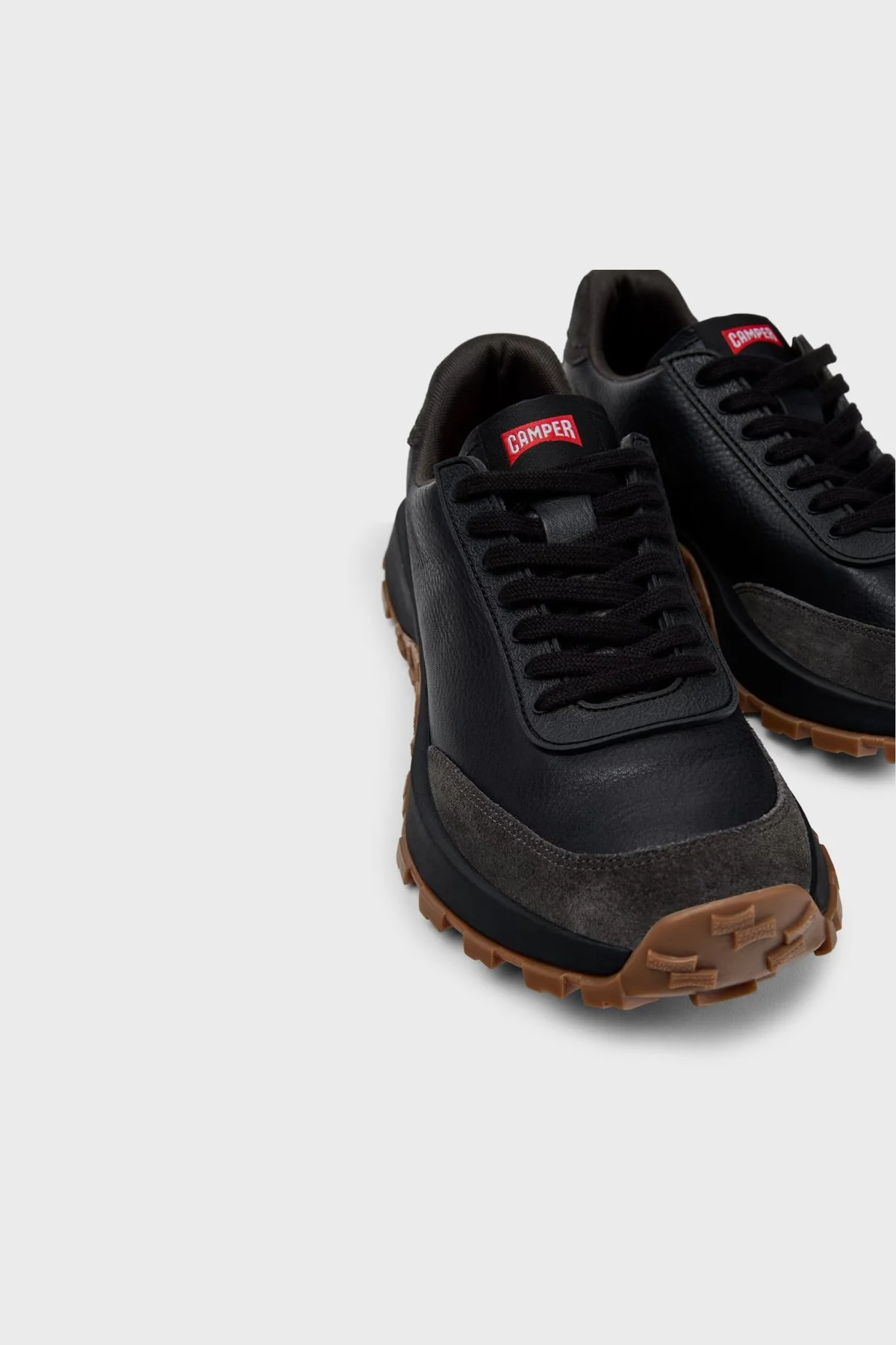 Camper Deri Sneaker Erkek Ayakkabı K100928-025 Siyah - 5