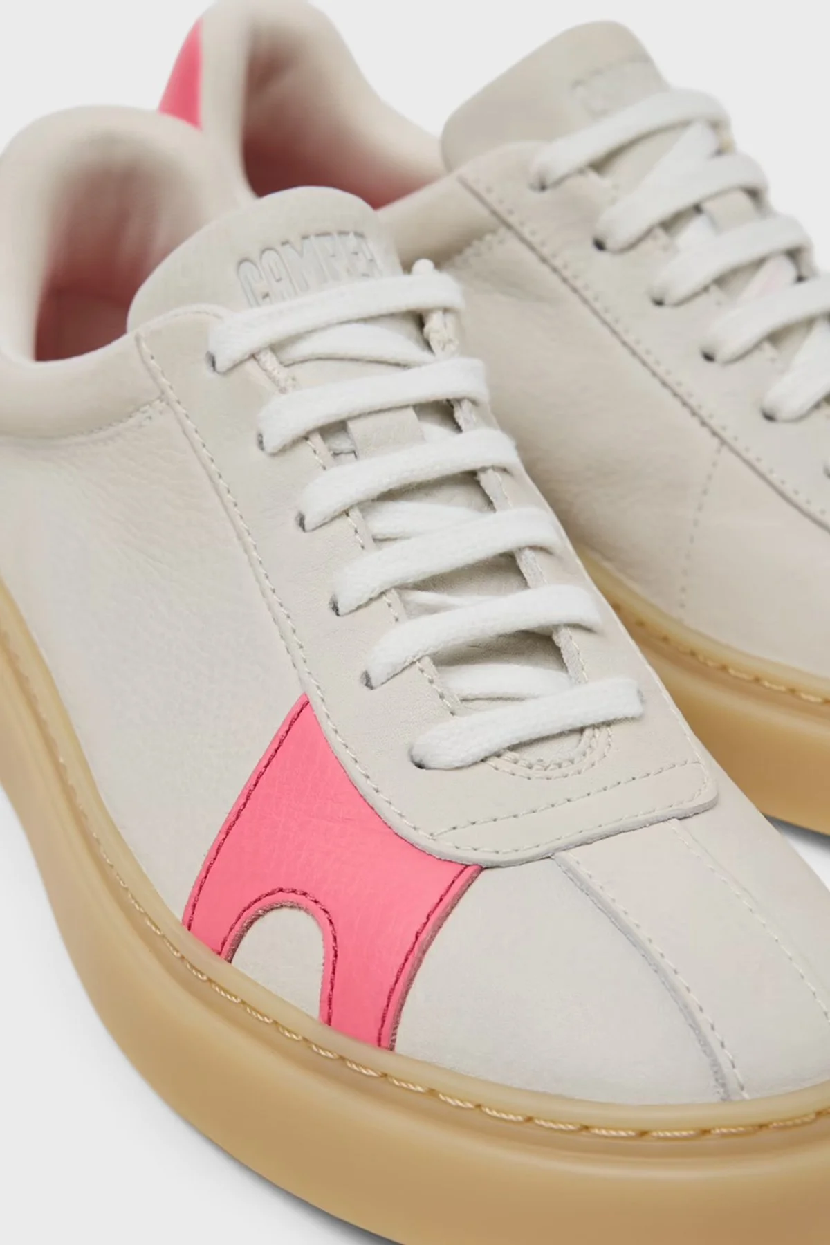 Camper Deri Sneaker Kadın Ayakkabı K201909-004 BEYAZ - 4