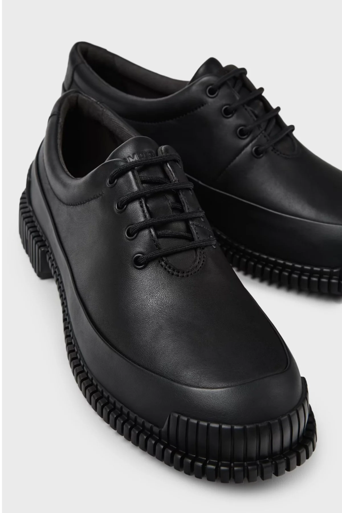 Camper Hakiki Deri Bağcıklı Bayan Ayakkabı K200687-030 SİYAH - 3