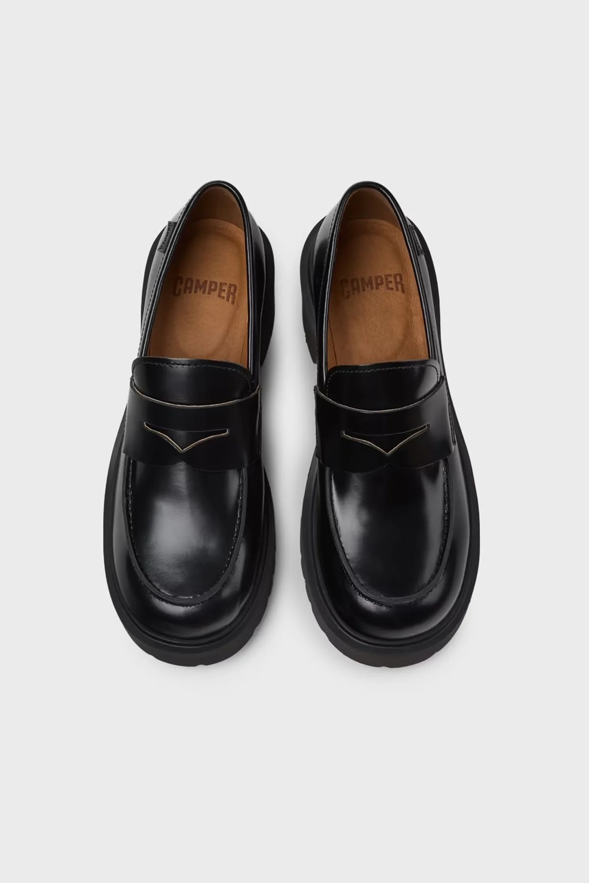 Camper Hakiki Deri Kemer Detaylı Bayan Ayakkabı K201425-002 SİYAH - 3