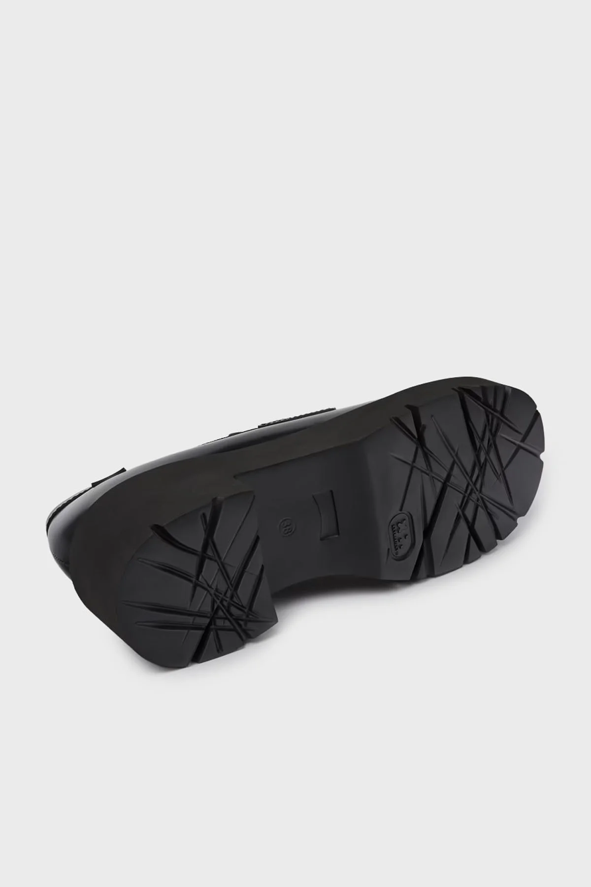 Camper Hakiki Deri Kemer Detaylı Bayan Ayakkabı K201425-002 SİYAH - 4