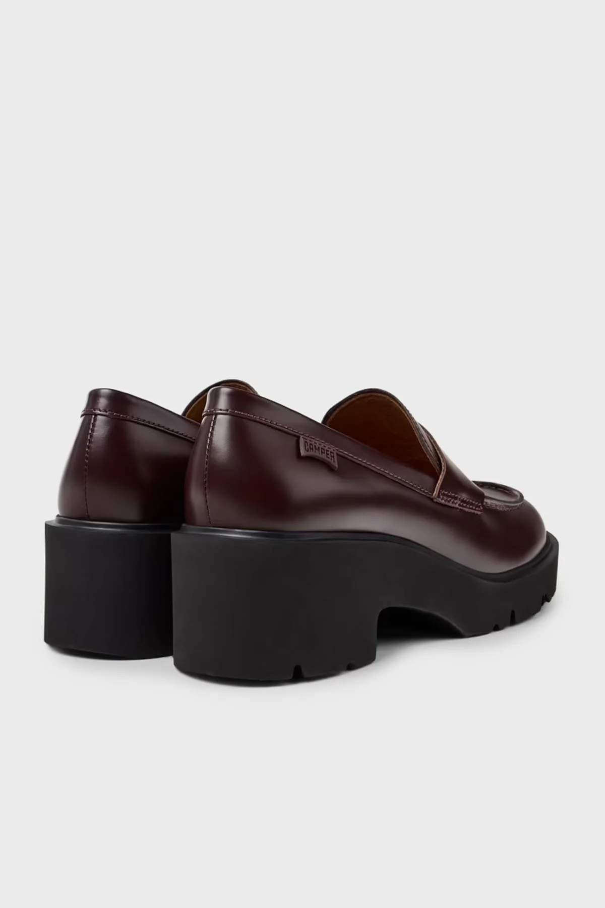 Camper Hakiki Deri Kemer Detaylı Bayan Ayakkabı K201425-030 BORDO - 2