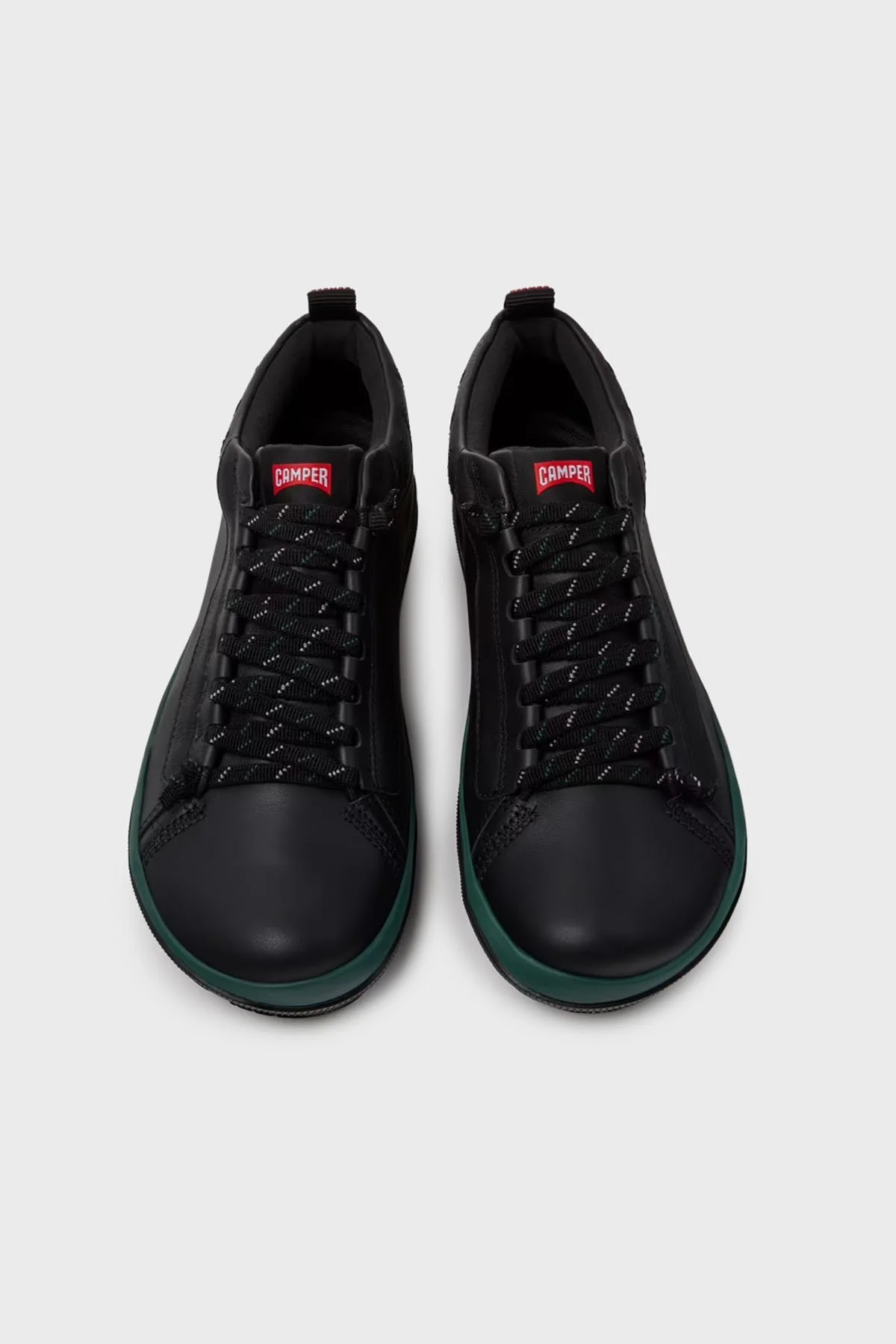 Camper Hakiki Deri Logolu Bağcıklı Erkek Bot K300285-041 SİYAH - 2