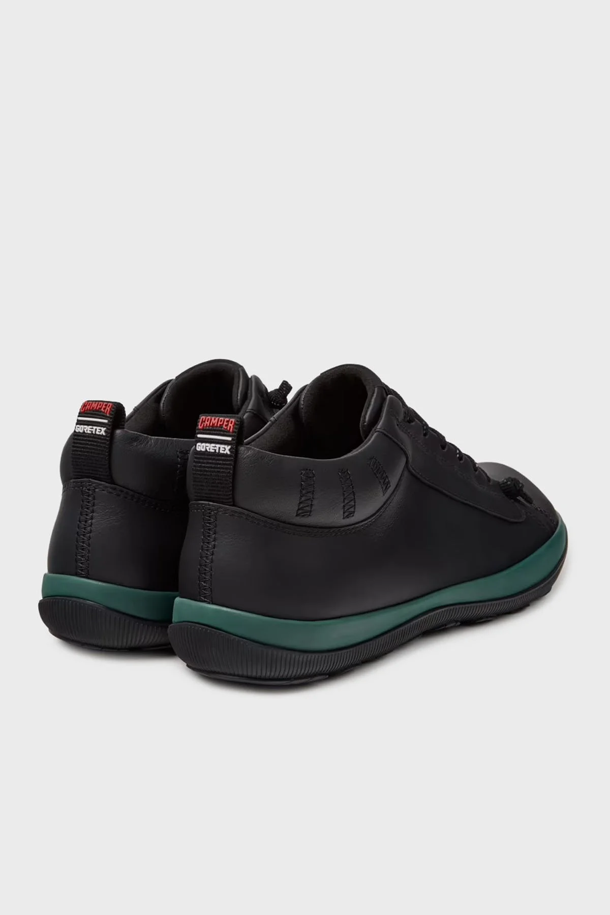Camper Hakiki Deri Logolu Bağcıklı Erkek Bot K300285-041 SİYAH - 5