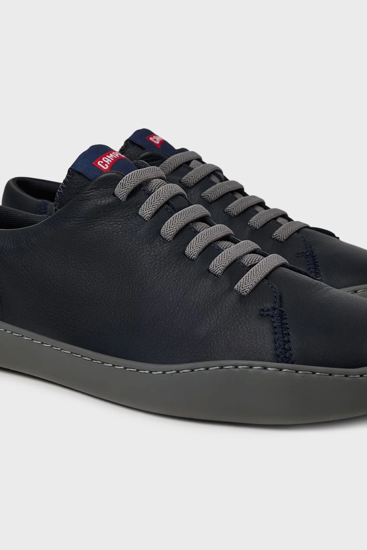 Camper Hakiki Deri Logolu Bağcıklı Sneaker Erkek Ayakkabı K100479-051 LACİVERT - 3