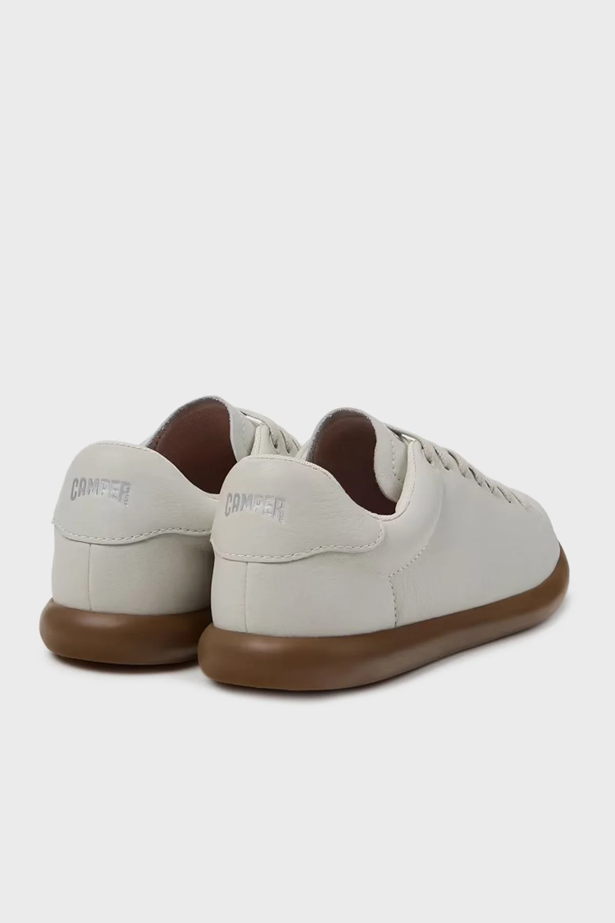 Camper Hakiki Deri Logolu Sneaker Bayan Ayakkabı K201819-003 BEYAZ - 3