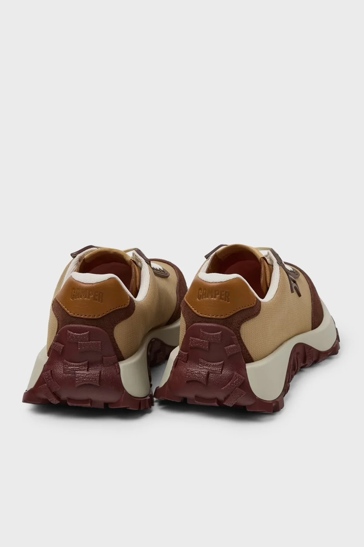 Camper Hakiki Deri Logolu Sneaker Kadın Ayakkabı K201462-062 Kahve - 3