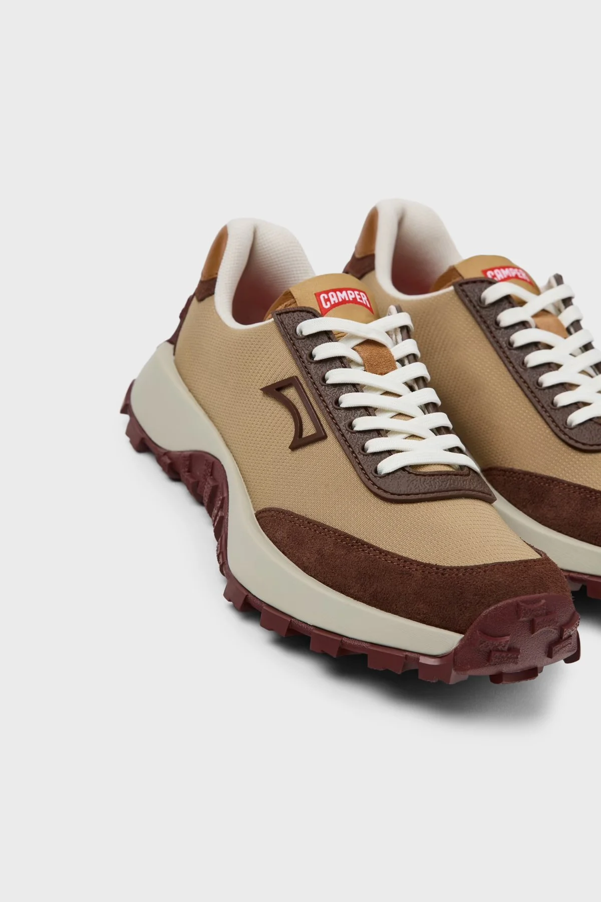 Camper Hakiki Deri Logolu Sneaker Kadın Ayakkabı K201462-062 Kahve - 5