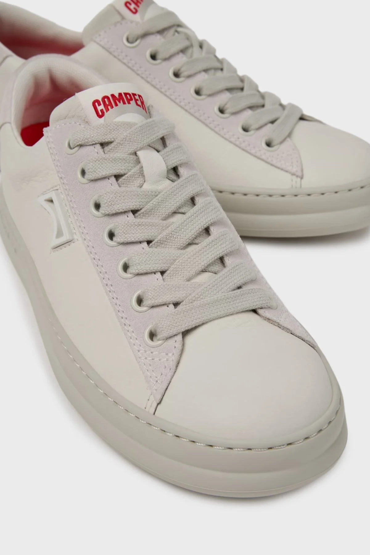 Camper Hakiki Deri Sneaker Bayan Ayakkabı K201855-001 BEYAZ - 3