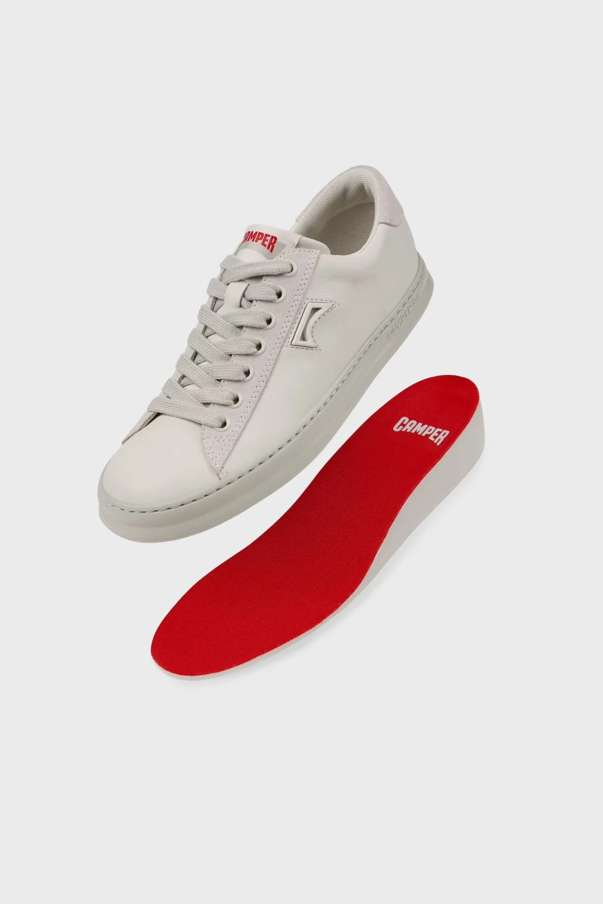 Camper Hakiki Deri Sneaker Bayan Ayakkabı K201855-001 BEYAZ - 4