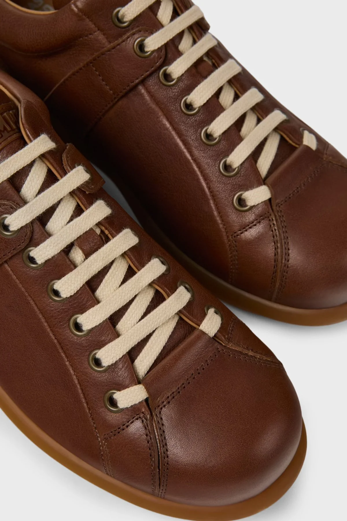Camper Hakiki Deri Sneaker Erkek Ayakkabı 17408-125 Kahve - 5