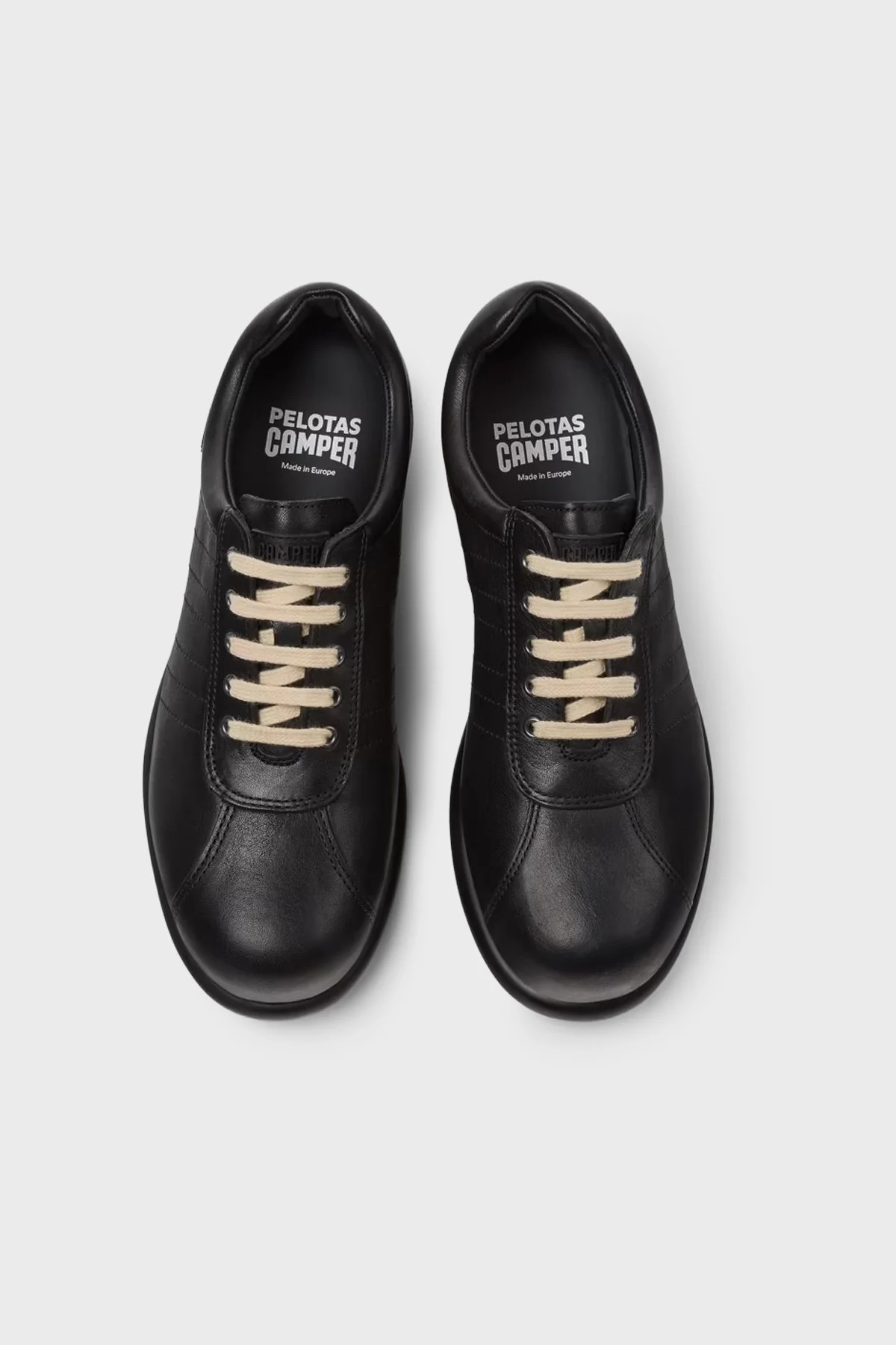 Camper Hakiki Deri Sneaker Kadın Ayakkabı 27205-326 Siyah - 2
