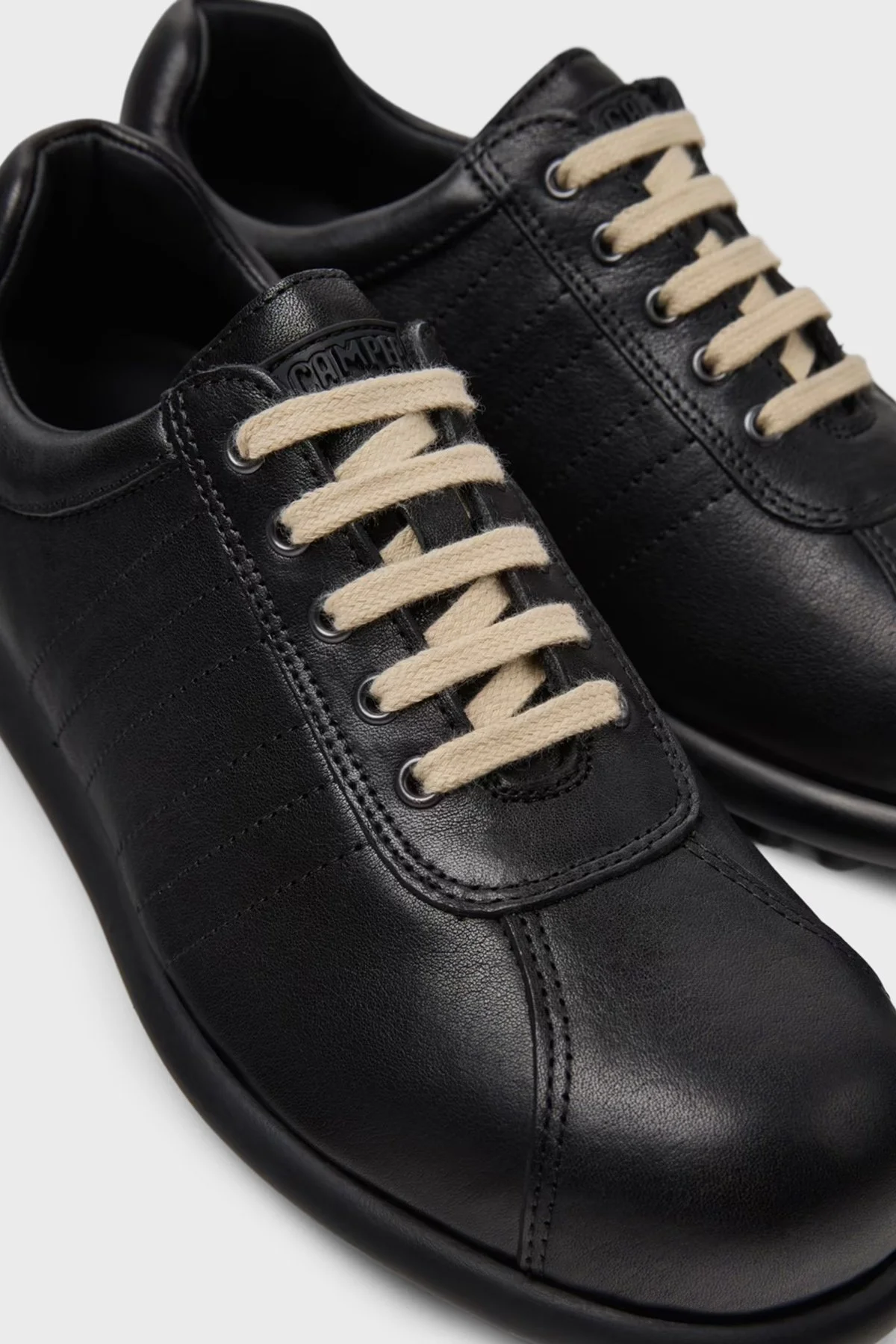 Camper Hakiki Deri Sneaker Kadın Ayakkabı 27205-326 Siyah - 5