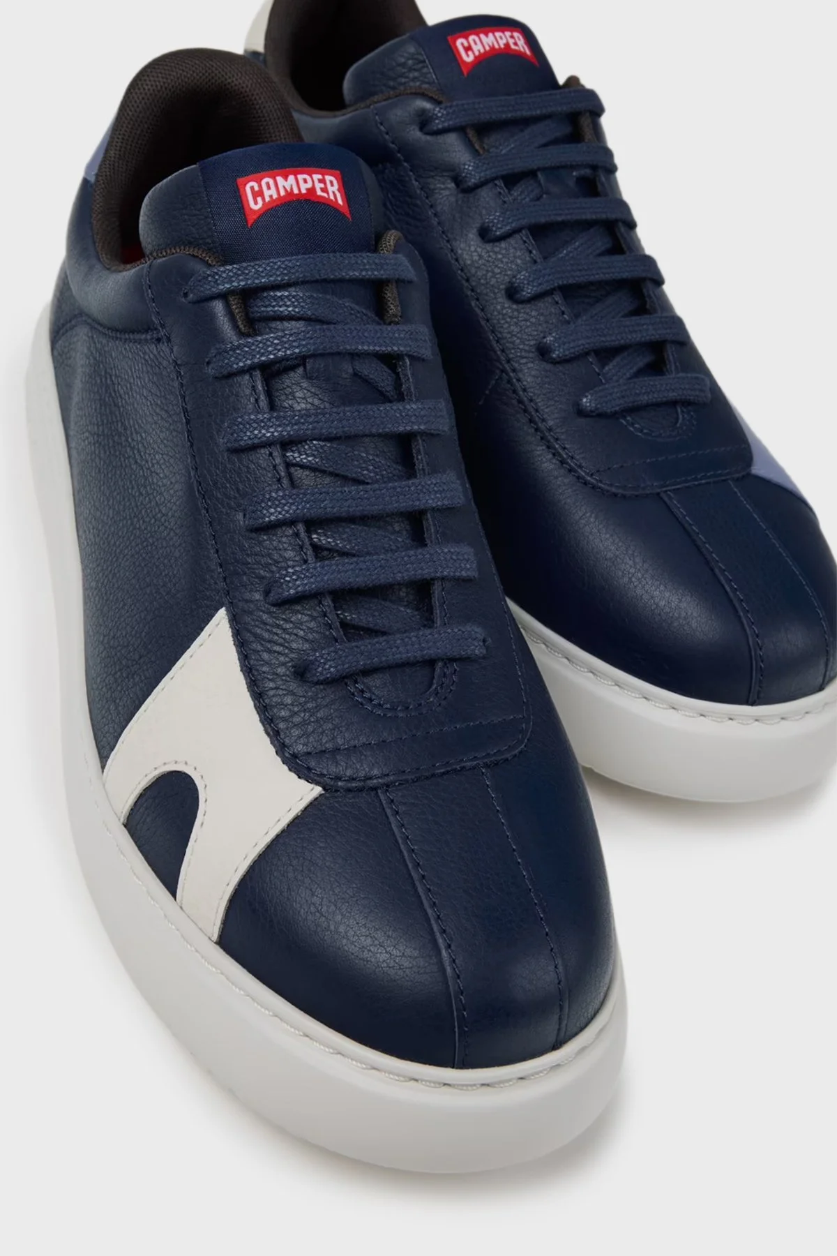 Camper Logolu Bağcıklı Sneaker Erkek Ayakkabı K100743-045 KOYU MAVİ - 2