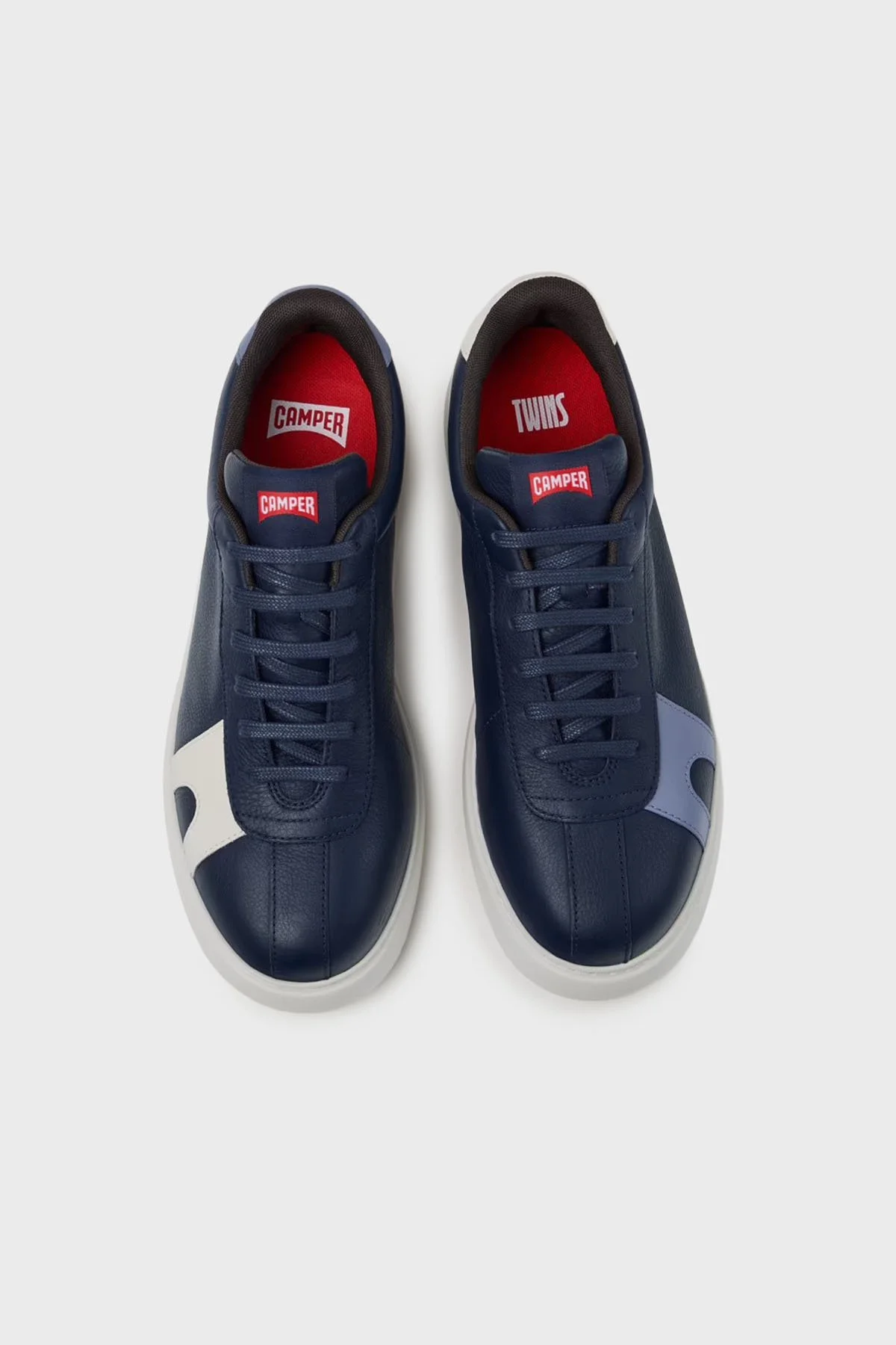 Camper Logolu Bağcıklı Sneaker Erkek Ayakkabı K100743-045 KOYU MAVİ - 3