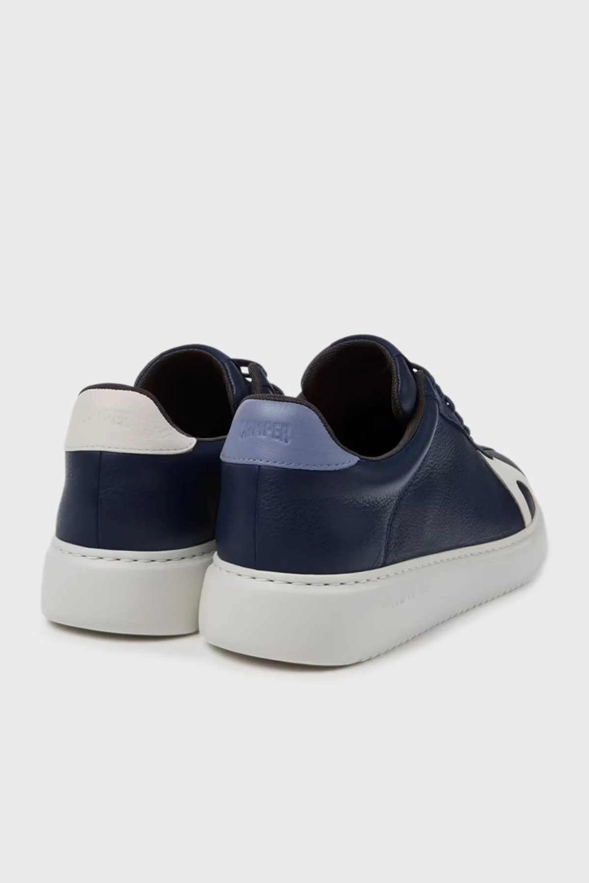 Camper Logolu Bağcıklı Sneaker Erkek Ayakkabı K100743-045 KOYU MAVİ - 4